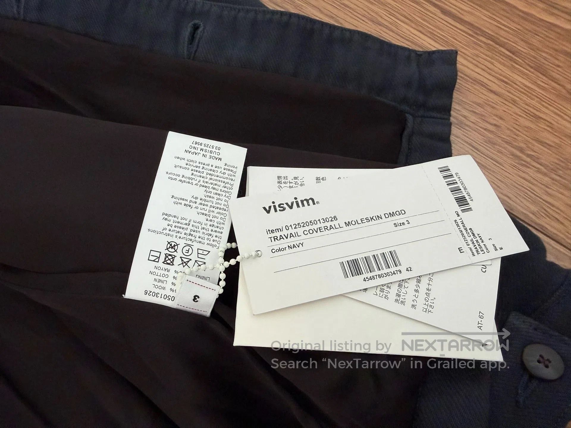 Visvim Visvim Travail Coverall Moleskin Jacket. Size US L / EU 52-54 / 3 - 5 Thumbnail
