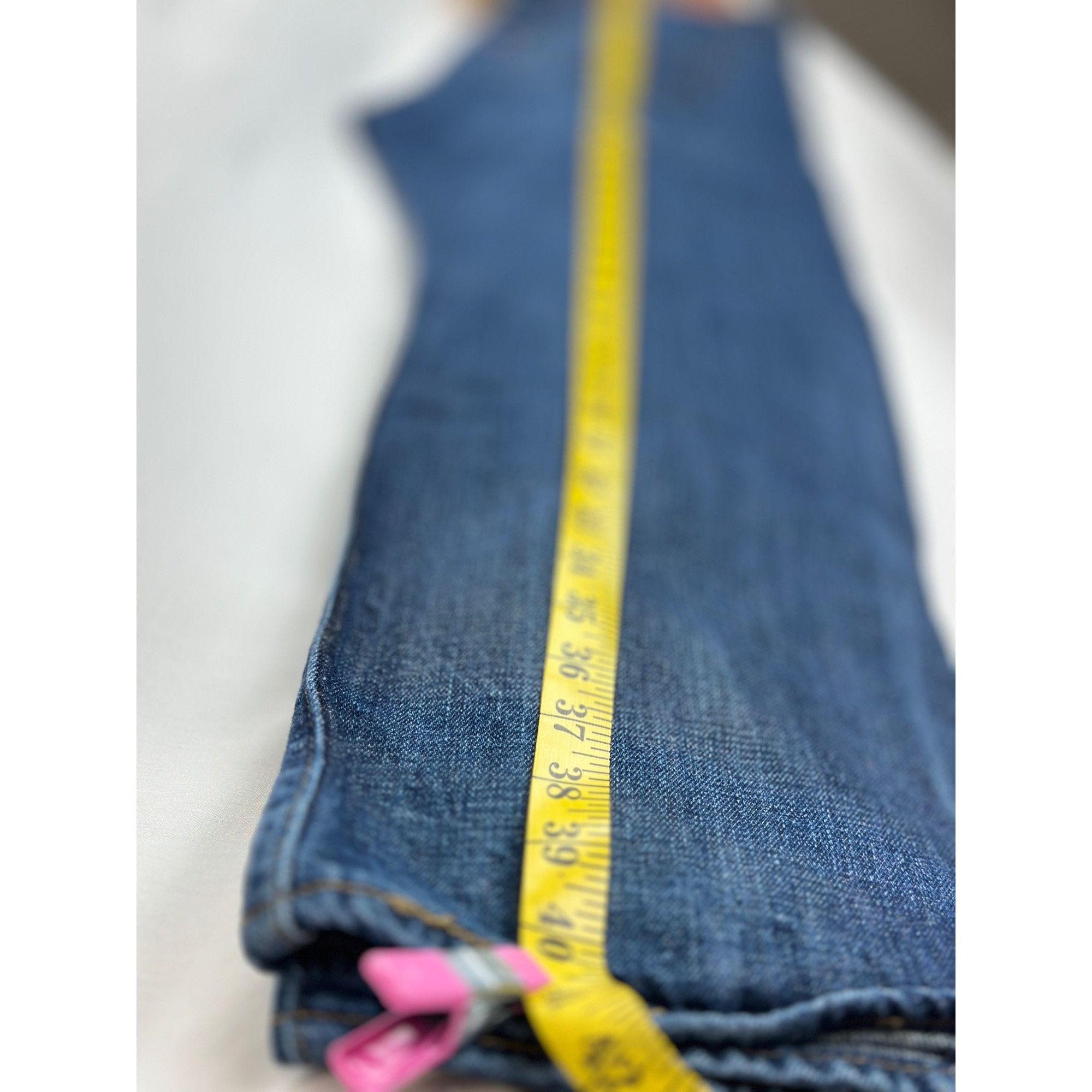 Levi's Levis 501 Jeans Mens W34 L32 Original Blue Denim Straight Fi Size US 34 / EU 50 - 16 Thumbnail