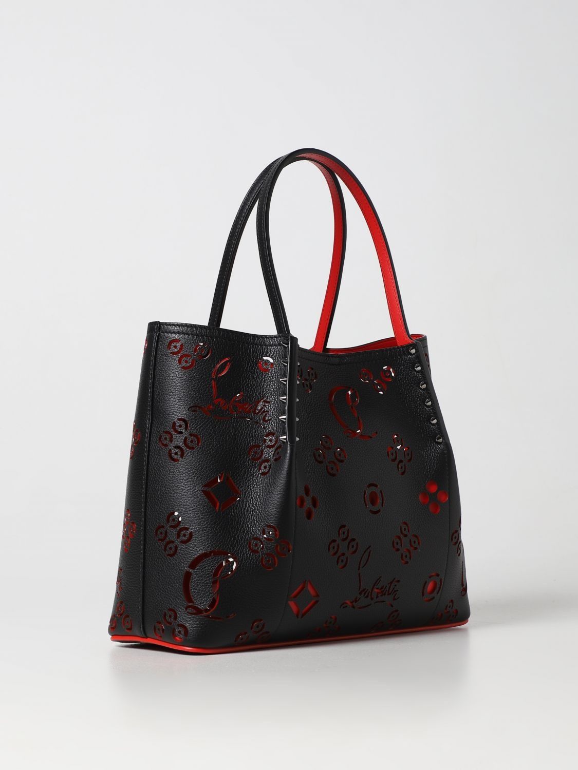 Christian Louboutin oc11z0125 Size:OS /Cabarock Large Tote Bag in Black Size ONE SIZE - 2 Thumbnail