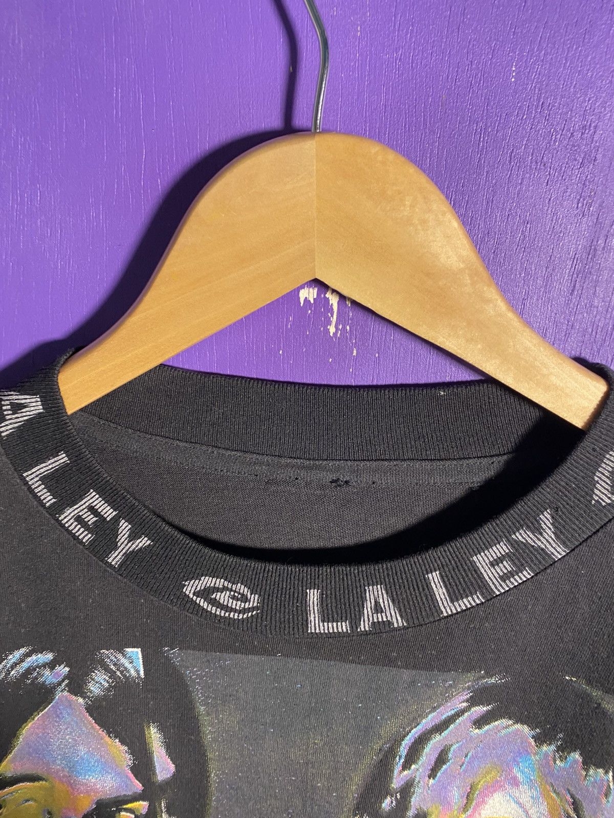 Band Tees Vintage 90s La ley AOP faded band tee Size US XL / EU 56 / 4 - 4 Thumbnail