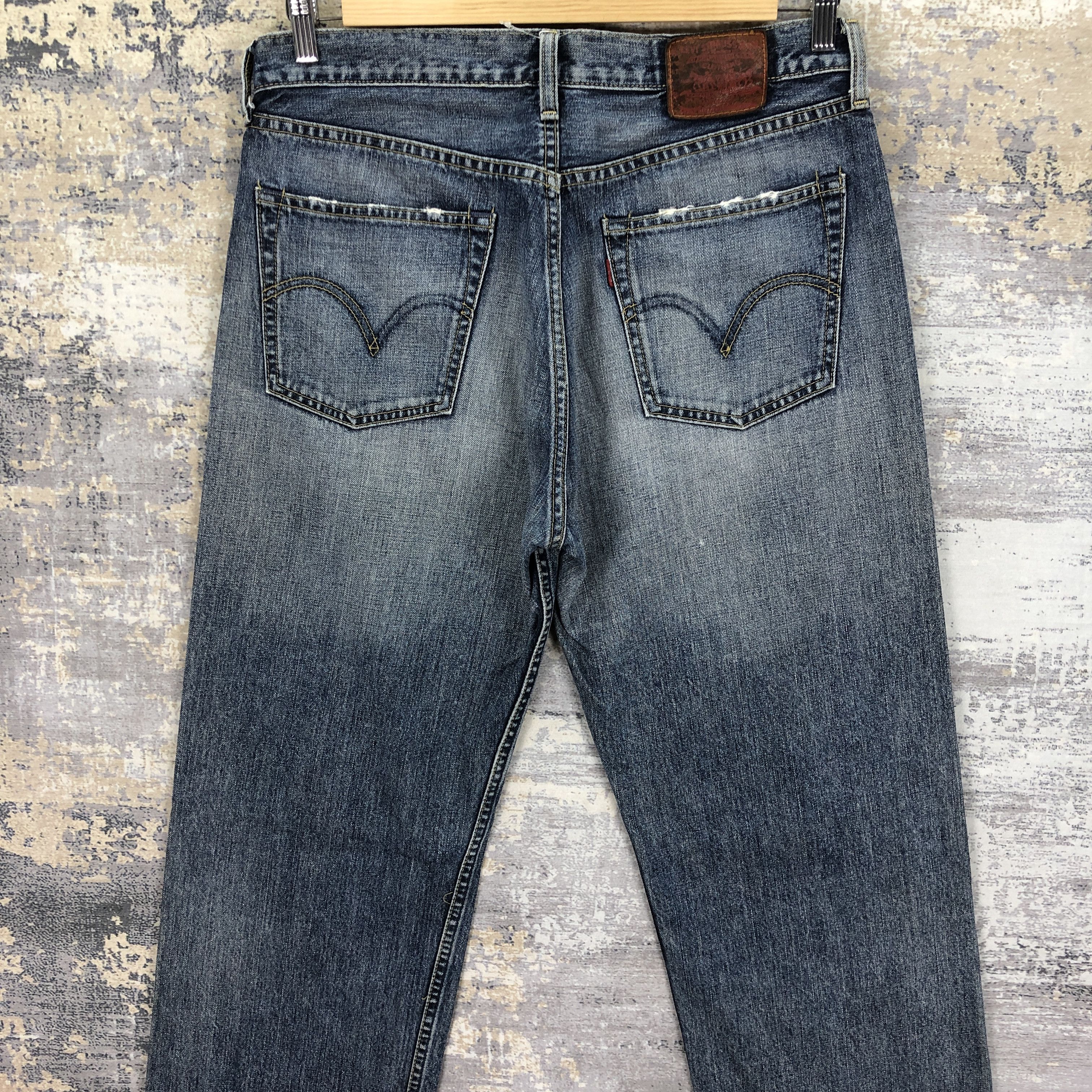 Levi's Vintage 90s Levis 503 Faded Denim Levi's Light Wash Jeans Size US 32 / EU 48 - 4 Thumbnail
