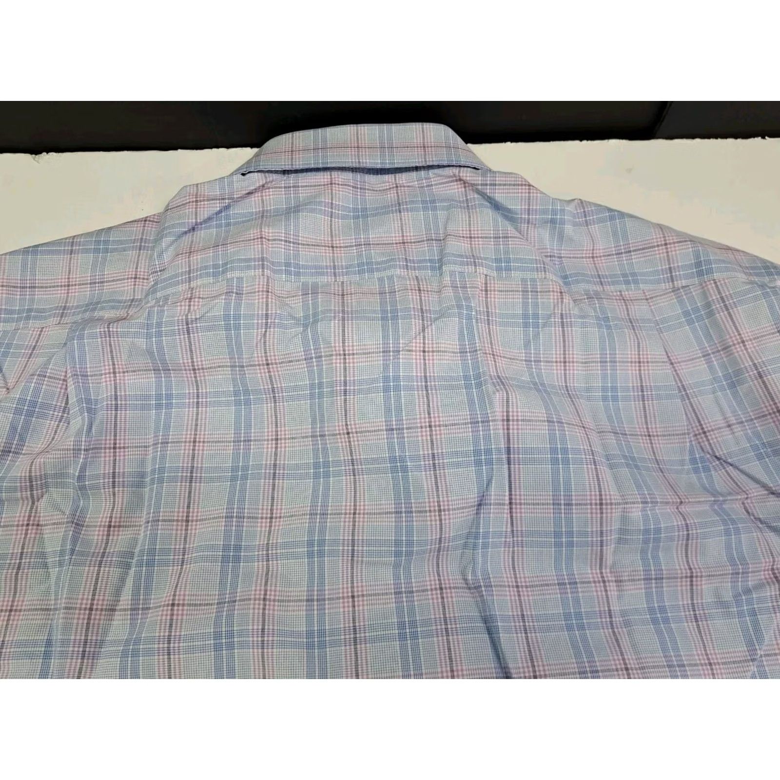 Tommy Hilfiger Tommy Hilfiger Shirt Long Sleeve Button-Up Plaid Blue/Pink XL Mens Slim Fit Casual Business Travel Vintage No Size US XL / EU 56 / 4 - 4 Thumbnail