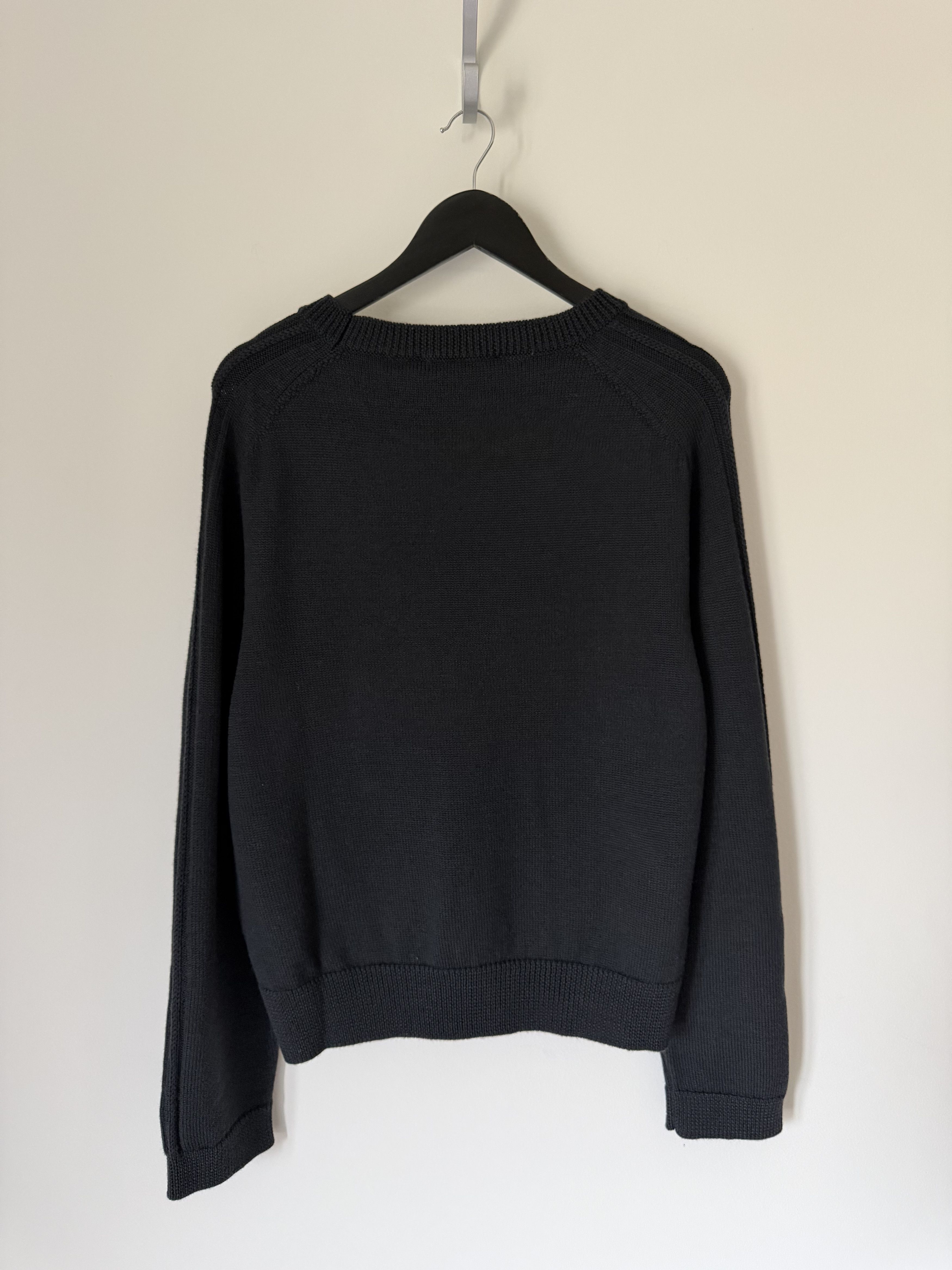 Our Legacy Our Legacy True Roundneck Sweater in Off Black Rustic Merino Size US XXL / EU 58 / 5 - 6 Thumbnail