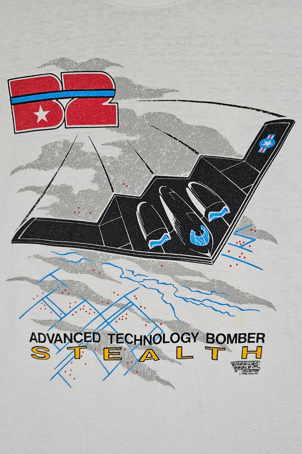 Fruit Of The Loom 1988 B-2 “Advanced Technology Bomber – Stealth” Tee | USA Size US L / EU 52-54 / 3 - 6 Thumbnail