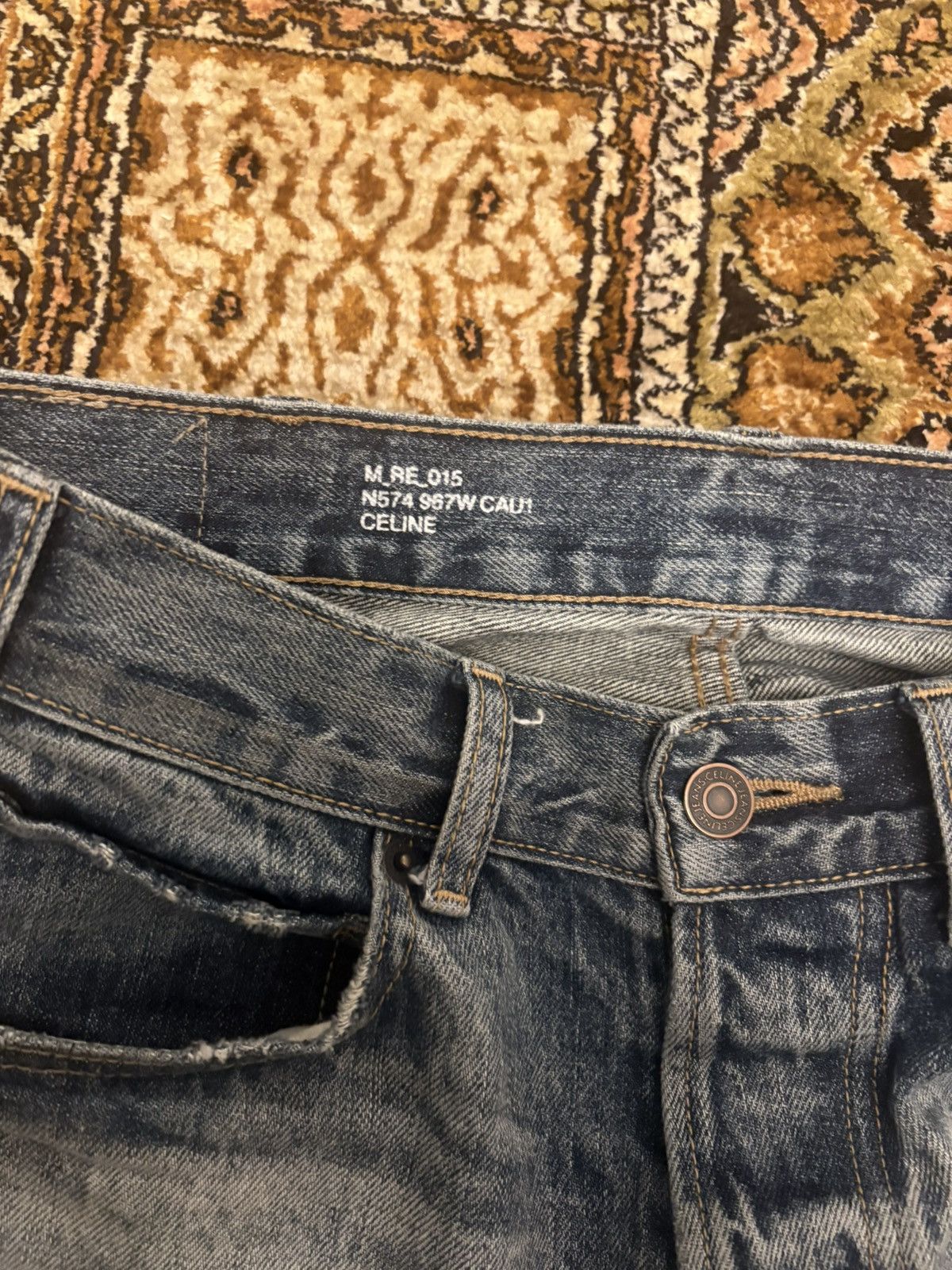 Celine Celine Kurt Jeans Size US 29 - 2 Thumbnail