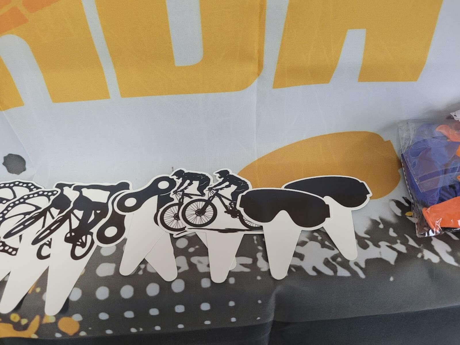 Other Bicycle Birthday Party Set - Backdrop, Balloons & Toppers Size ONE SIZE - 9 Thumbnail