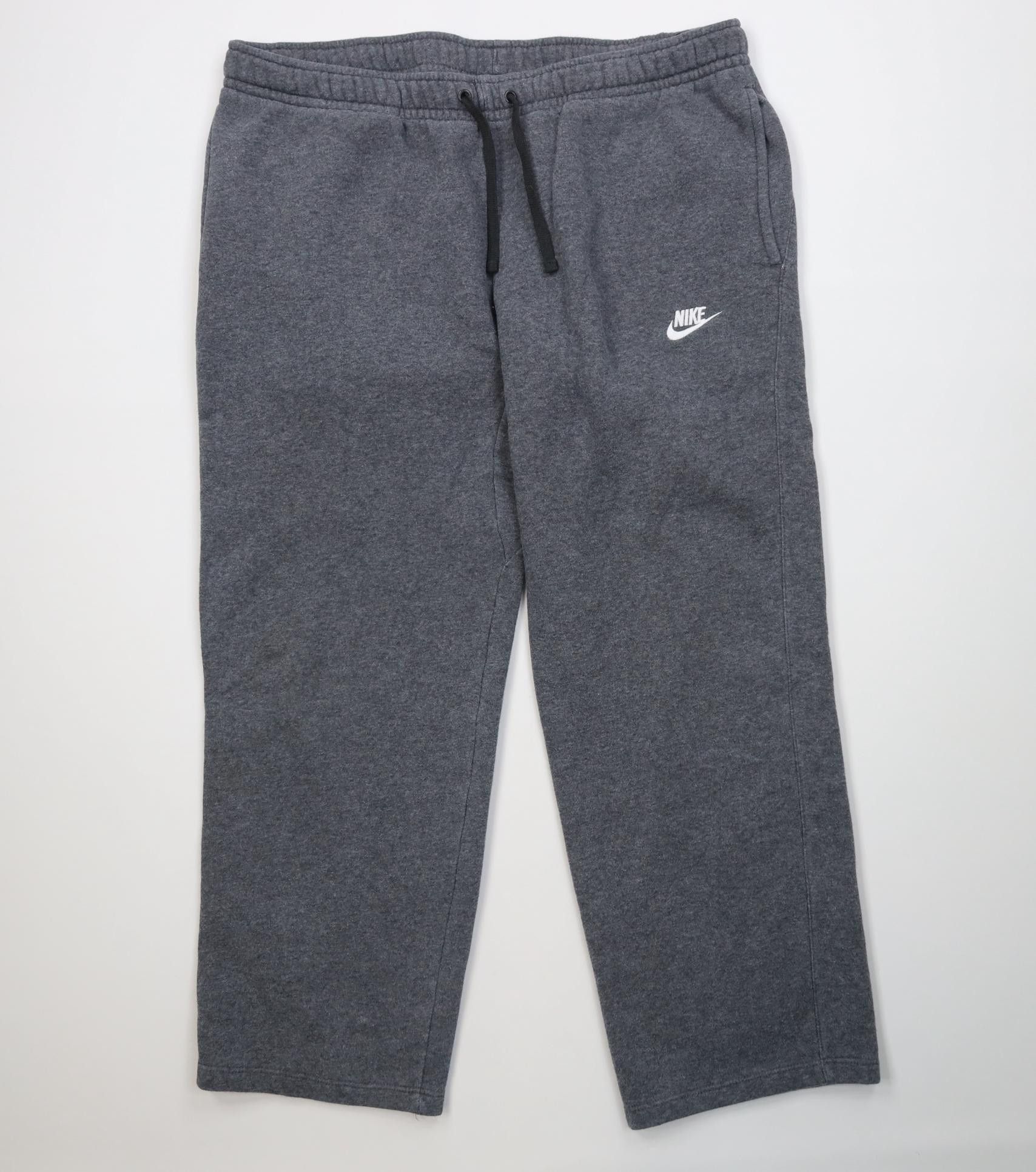 Nike Vintage Y2K Nike Scott Mini Swoosh Wide Leg Sweatpants Gray Size US 38 / EU 54 - 1 Thumbnail