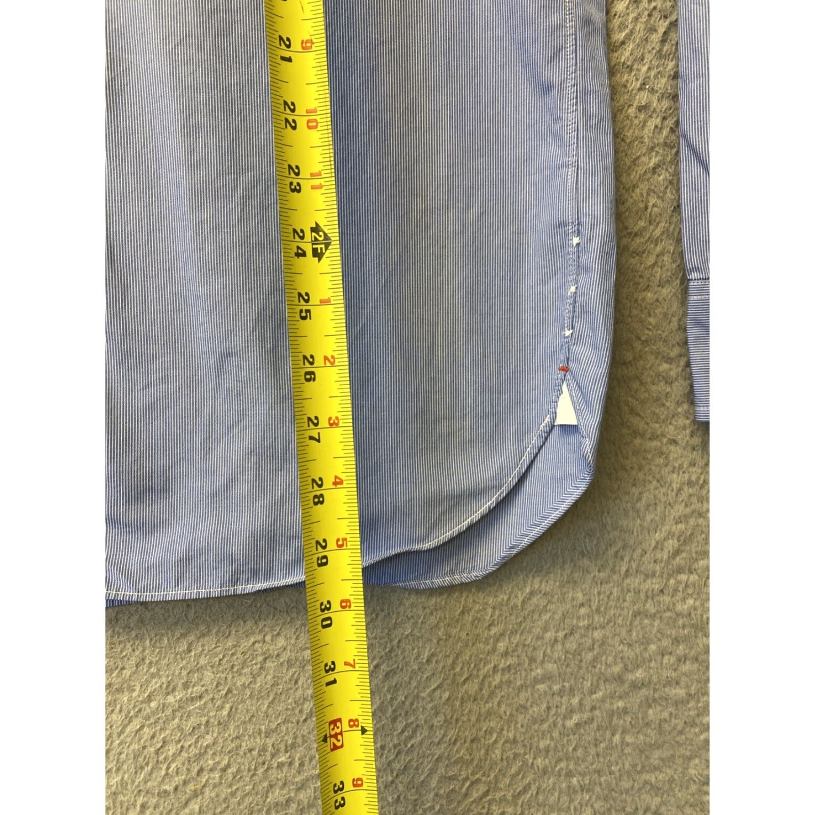 J.Crew J.CREW Classic Fit Blue Button-Up Shirt Large Long Sleeve Cotton Mens Size US L / EU 52-54 / 3 - 6 Thumbnail