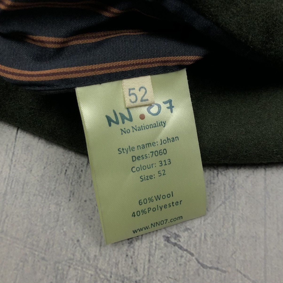 Designer Vintage NN.07 No Nationality Johan Wool Polyester Blazer y2k Size 42R - 13 Thumbnail