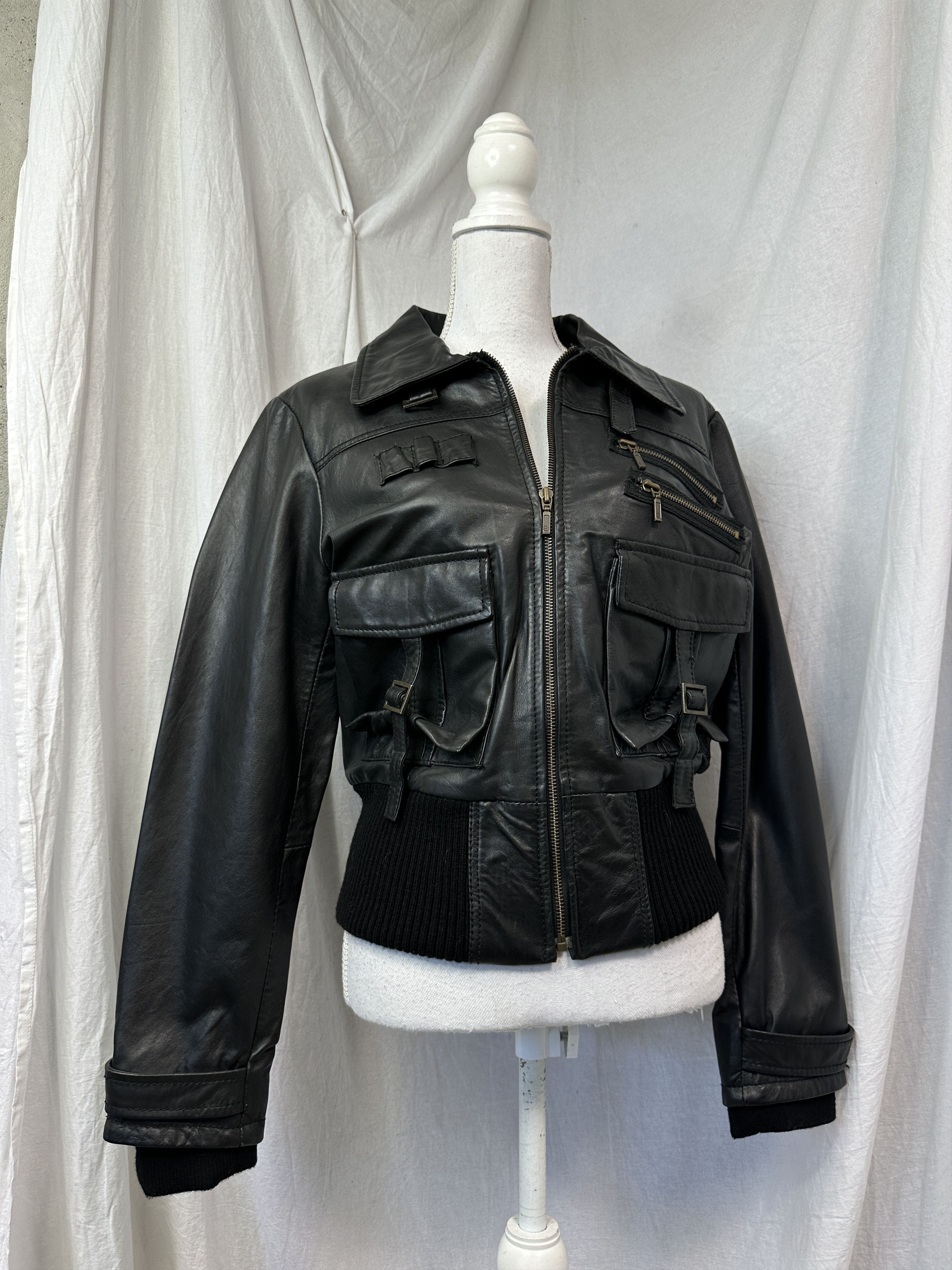 Vintage 00s Jamie Page Fight Club Black Sheep Leather Jacket | Grailed