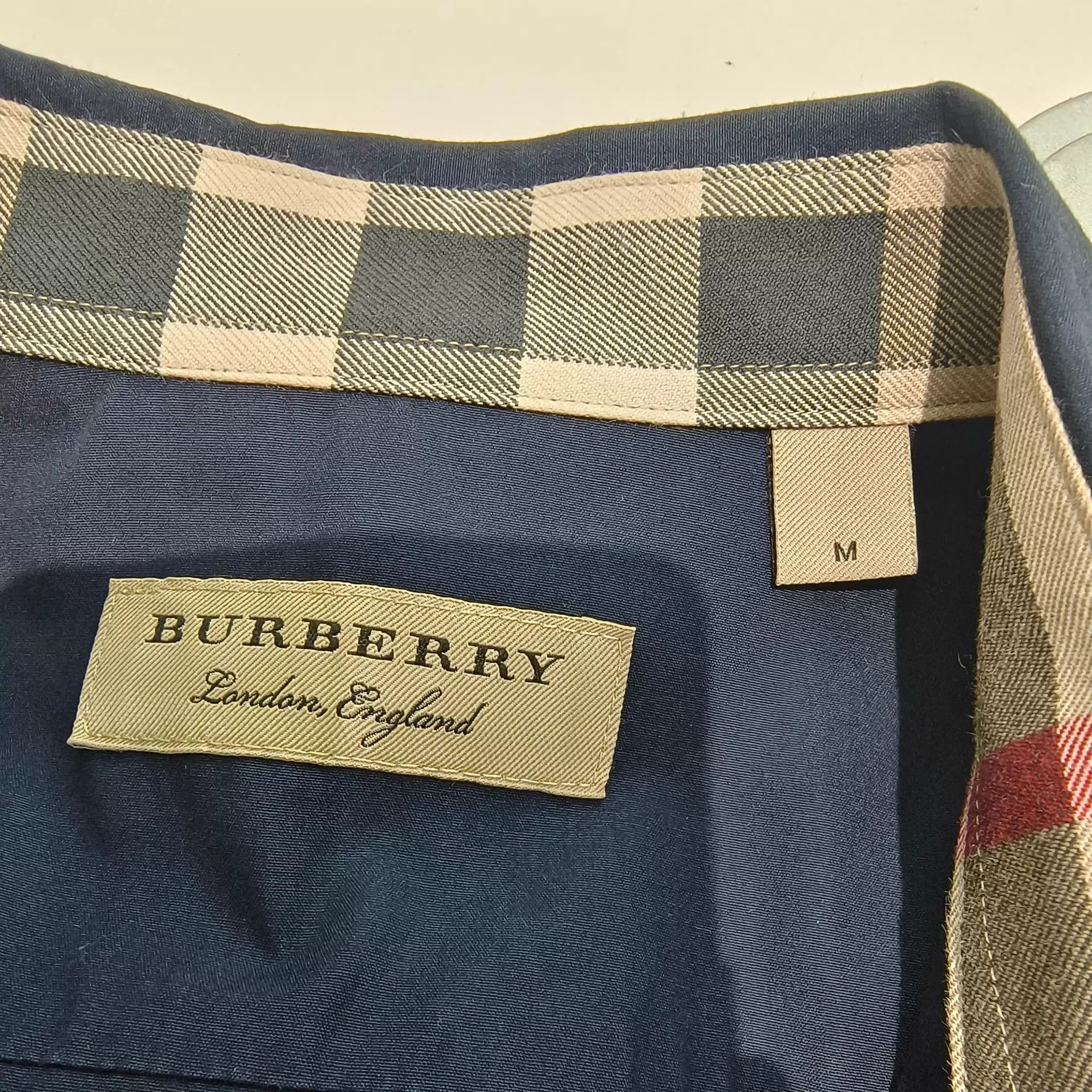 Burberry Burberry Check Embroidered Shirt M 99 New Size US M / EU 48-50 / 2 - 3 Thumbnail