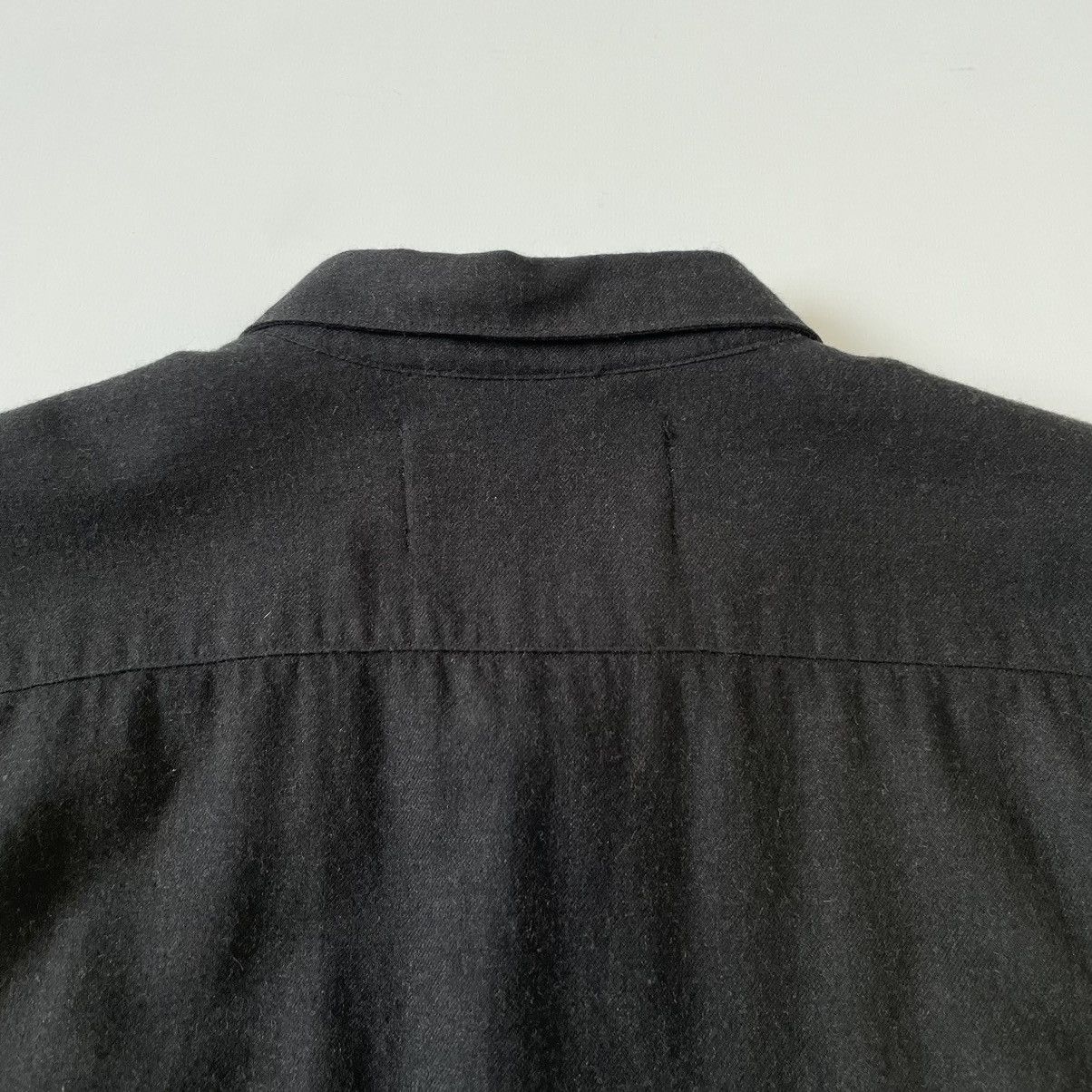 A/W 14 ‘Tobacco Fleck’ Black Wool Shirt