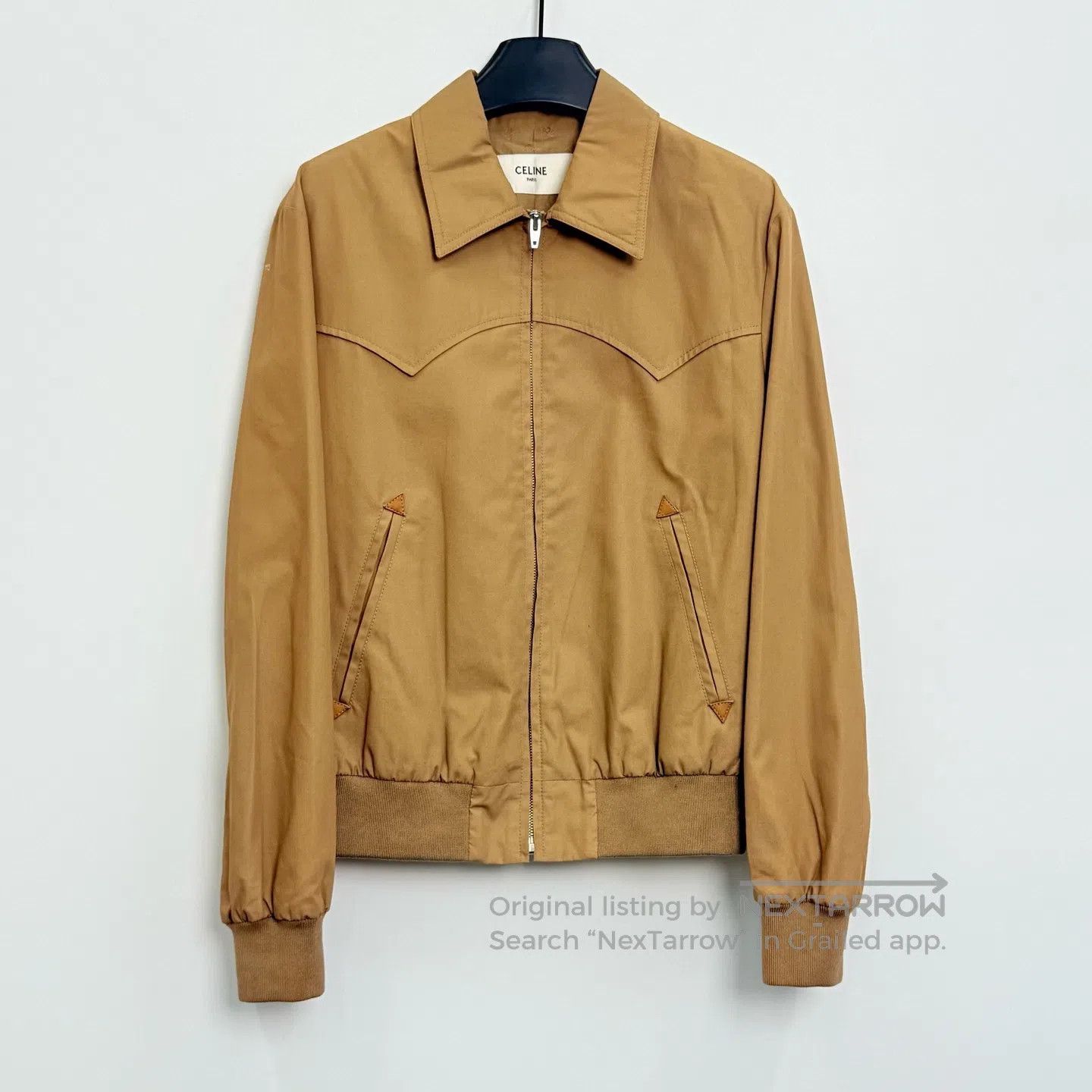 Celine CELINE Brown Twill Jacket| Size US S / EU 44-46 / 1 - 1 Thumbnail