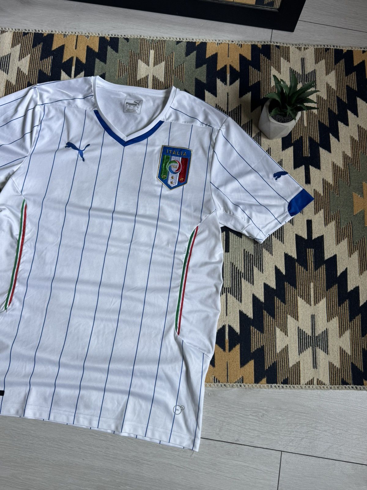 Puma Vintage Puma Italia 2014/16 Blockcore Jersey Size US L / EU 52-54 / 3 - 3 Thumbnail