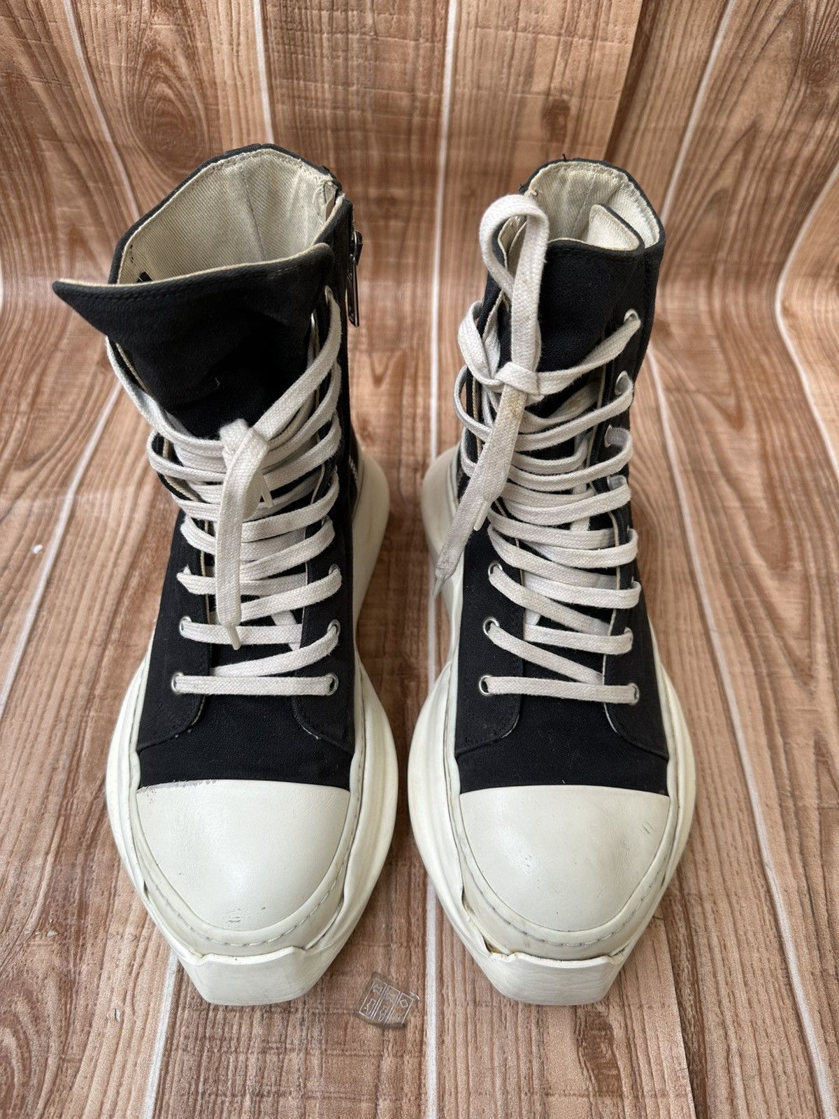Rick Owens Drkshdw Rick Owens Drkshdw Abstract Pentagram Ramones Black Milk Size US 7.5 / EU 40-41 - 3 Thumbnail