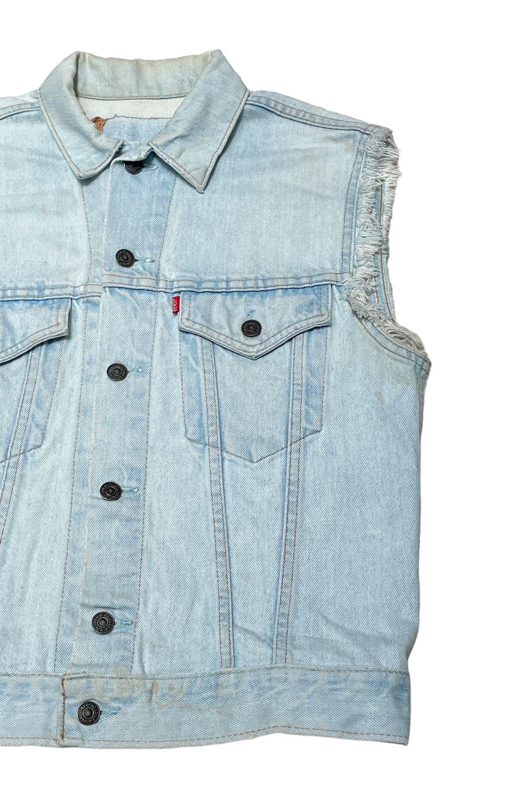 Vintage Brand Levi’s Made In Usa Denim Trucker Jacket 1990s