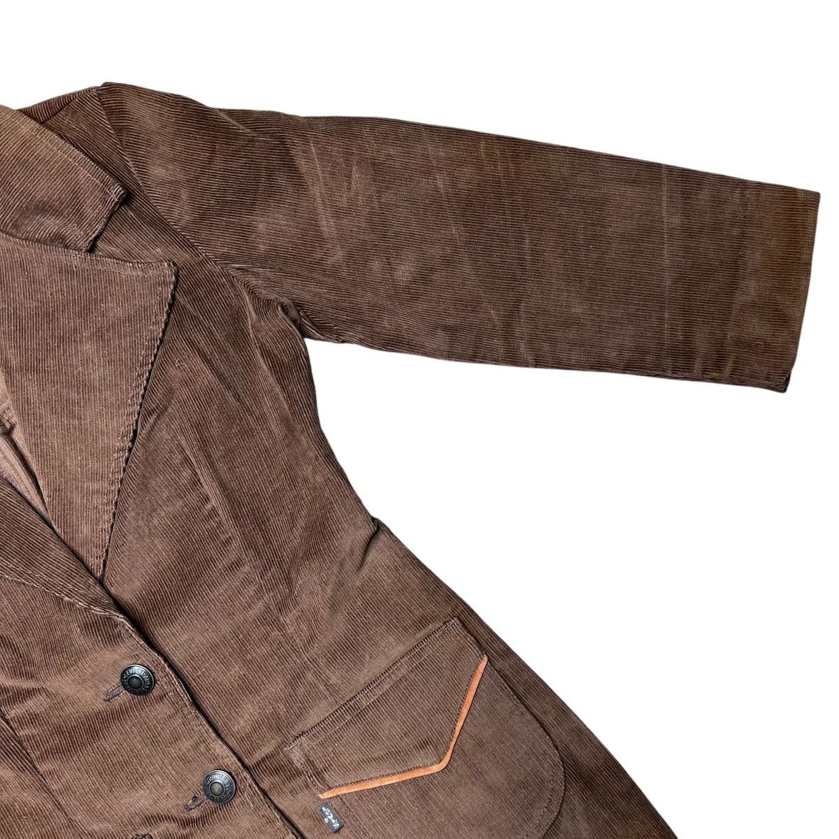 Levi's × Vintage Vintage 1970s Levi’s Two Pocket Brown Corduroy Blazer Jacket Size S / US 4 / IT 40 - 6 Thumbnail