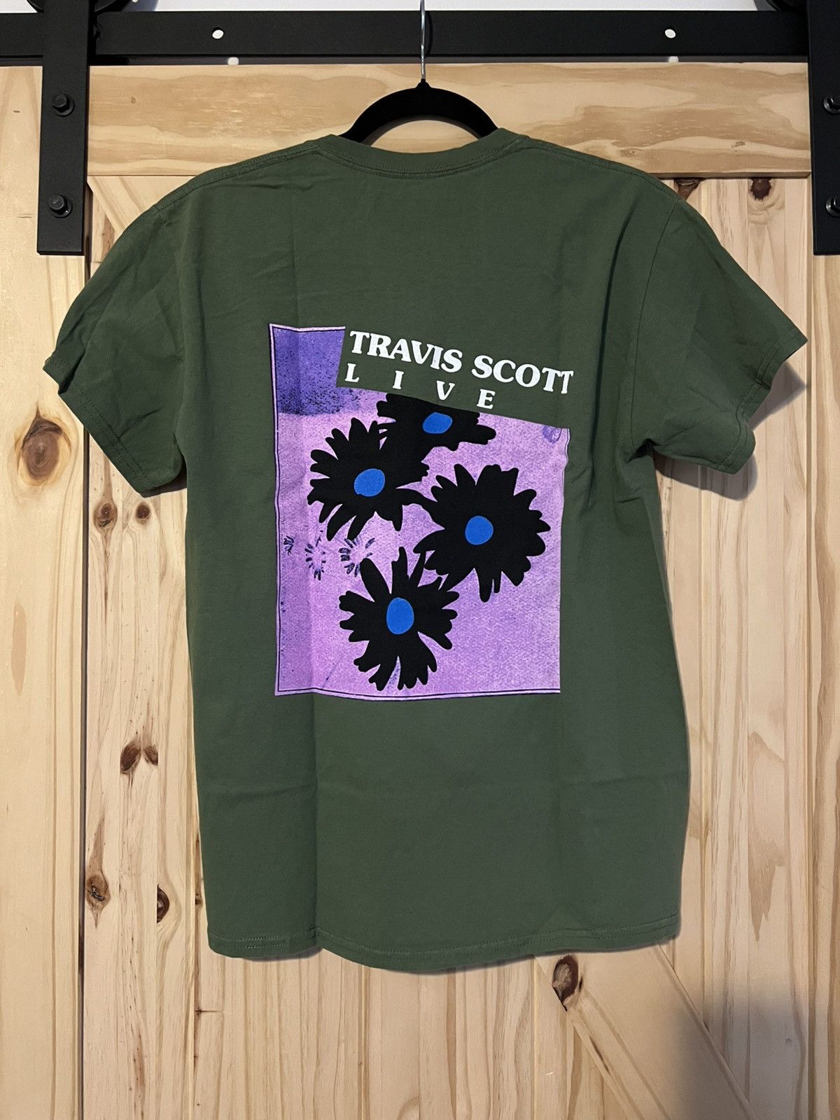 Travis Scott Travis Scott Astroworld Festival Run green washed tee Size US M / EU 48-50 / 2 - 2 Thumbnail