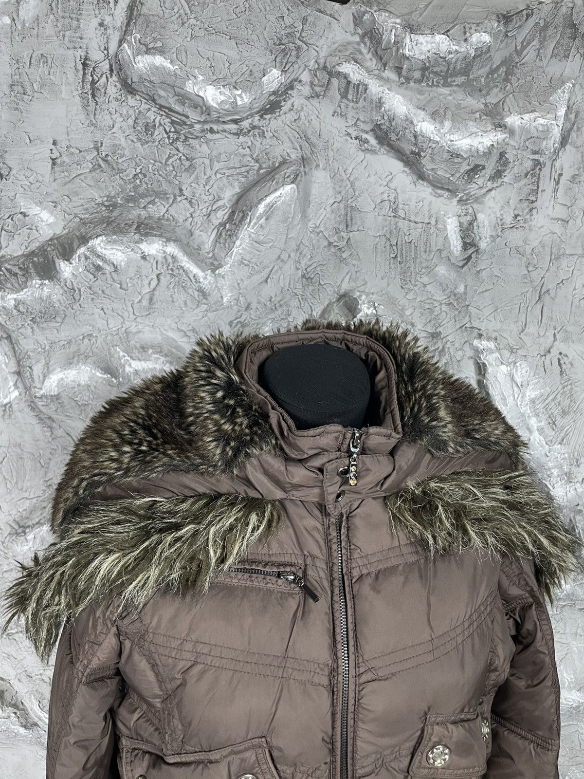 If Six Was Nine × Japanese Brand × Le Grande Bleu (L.G.B.) Y2K Fur Zip Hood Bomber Jacket Hysteric Glamour Japan Style Size US S / EU 44-46 / 1 - 14 Thumbnail