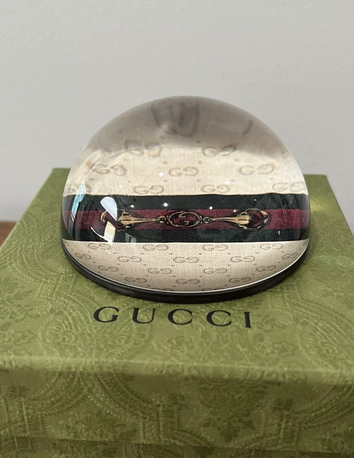 Gucci Authentic Gucci GG Web Horsebit Collectible Paperweight NWB Size ONE SIZE - 4 Thumbnail
