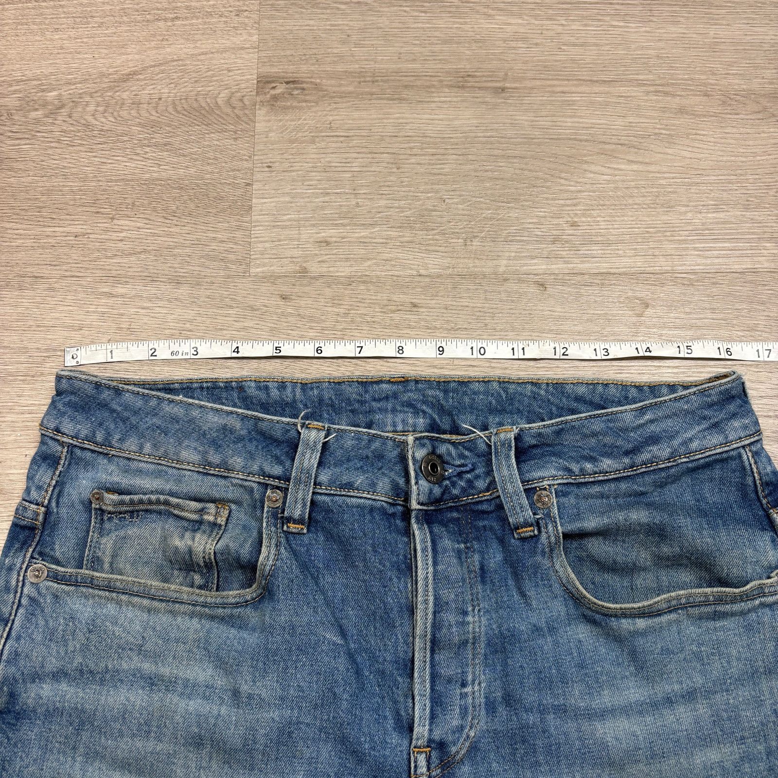 G-Star G Star Raw 3301 Slim Jeans Men's 31x31 Minimalist Casual Size US 31 - 5 Thumbnail