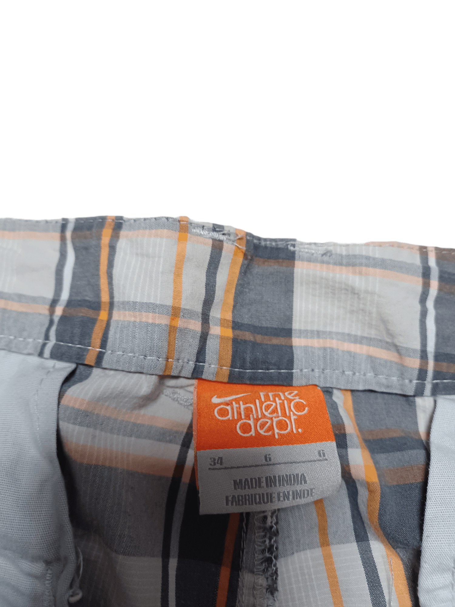 Nike ORANGE SWOOSH NIKE ATHLETIC DPT CARGO MULTIPOCKET SHORTS Size US 34 / EU 50 - 4 Thumbnail