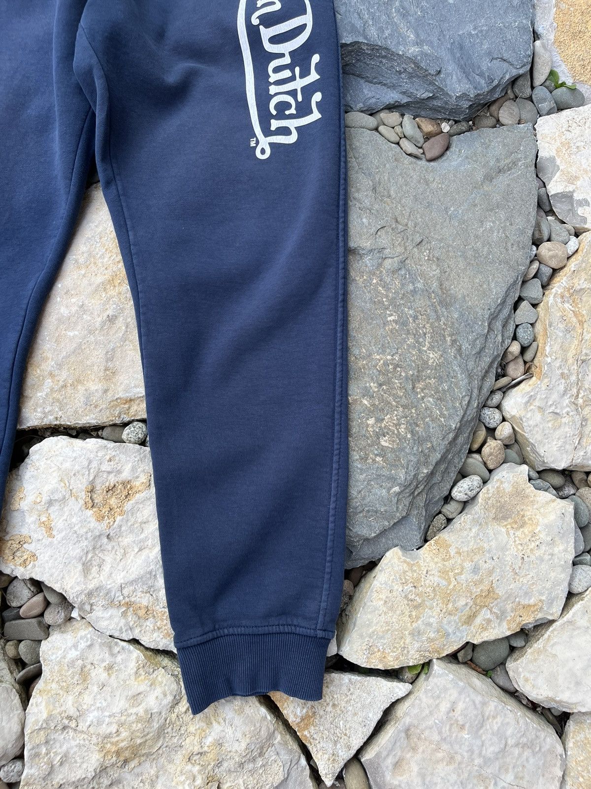 Vintage × Von Dutch Vintage Von Dutch y2k logo distressed navy sweatpants Size US 32 / EU 48 - 8 Thumbnail
