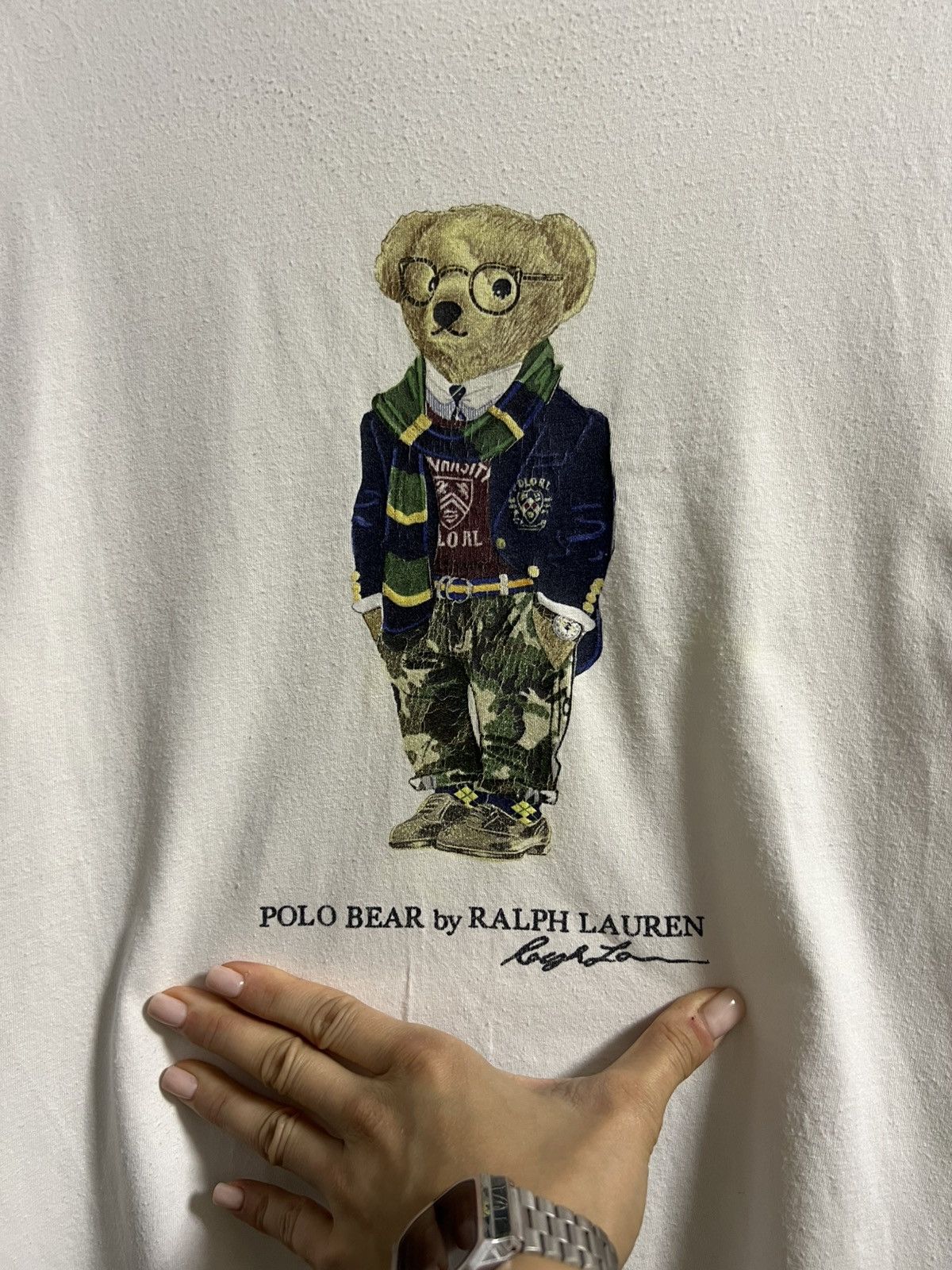 Polo Ralph Lauren Rare T-Shirt Polo Bear by Ralph Lauren Luxury Size US L / EU 52-54 / 3 - 2 Thumbnail