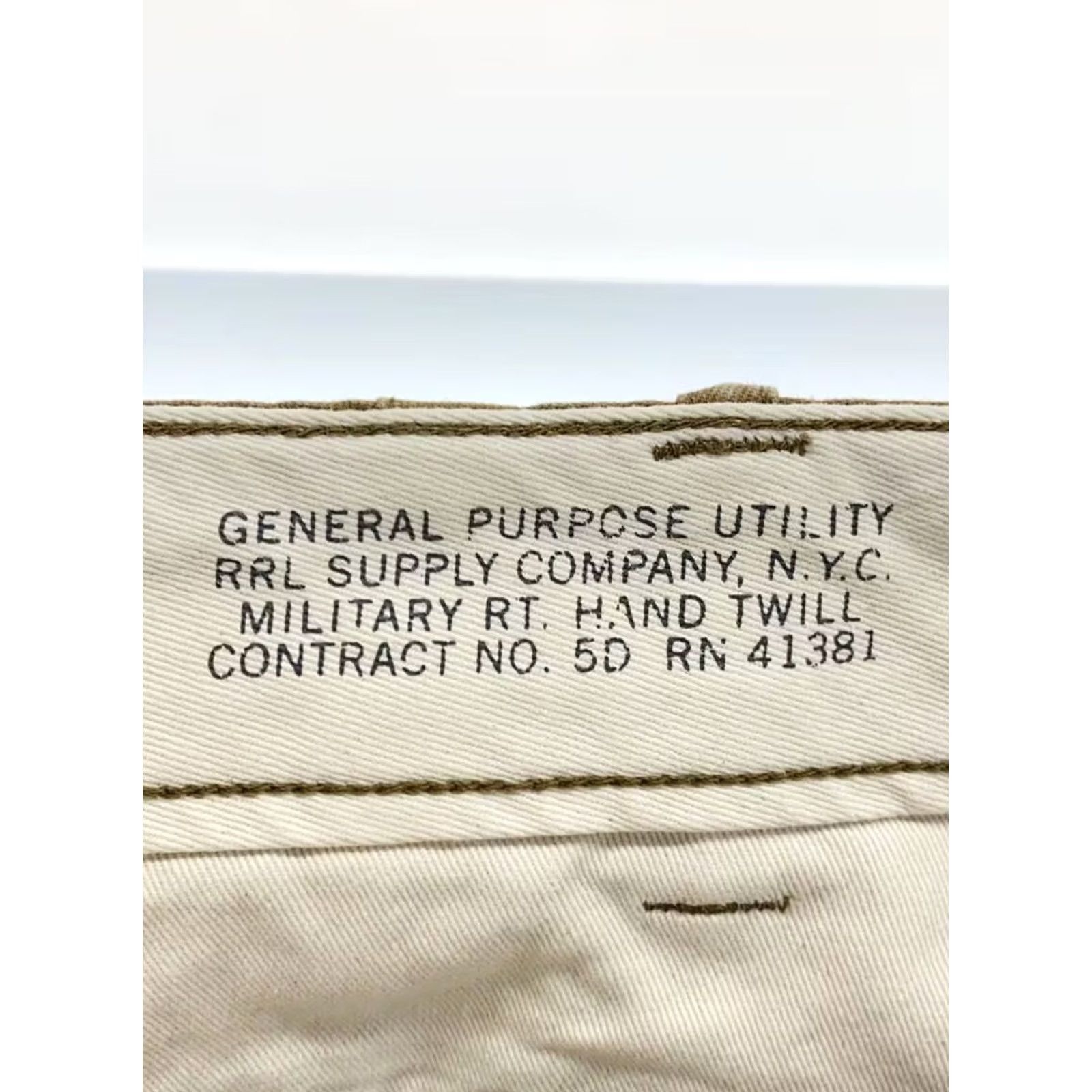 Ralph Lauren RRL Ralph Lauren Pants Size 30×30 Camel Cotton Military Men's good condition Size US 30 / EU 46 - 4 Thumbnail