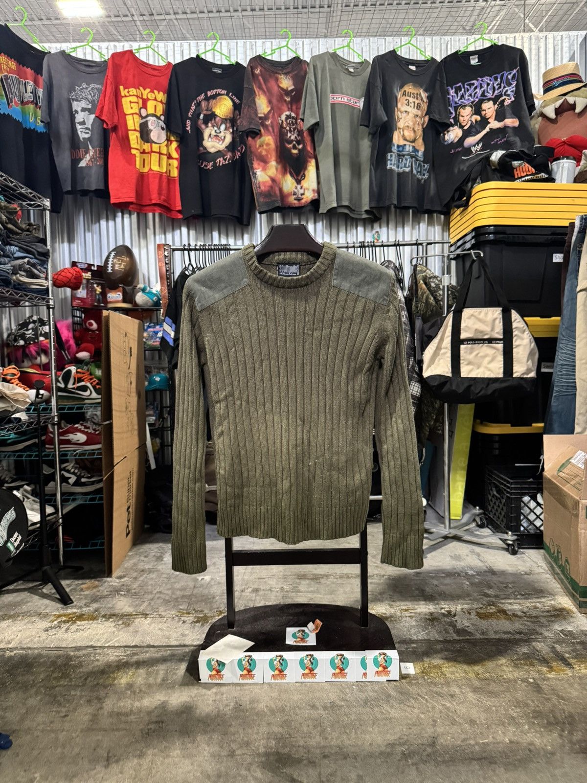 Southpole × Vintage Y2K Southpole Longsleeve Shoulder Pad Shirt Medium Size US M / EU 48-50 / 2 - 1 Thumbnail