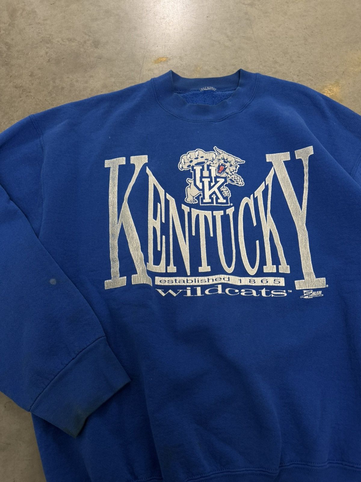 Salem Sportswear Vintage Kentucky Wildcats Salem Sportswear NCAA Sweatshirt Size US L / EU 52-54 / 3 - 2 Thumbnail