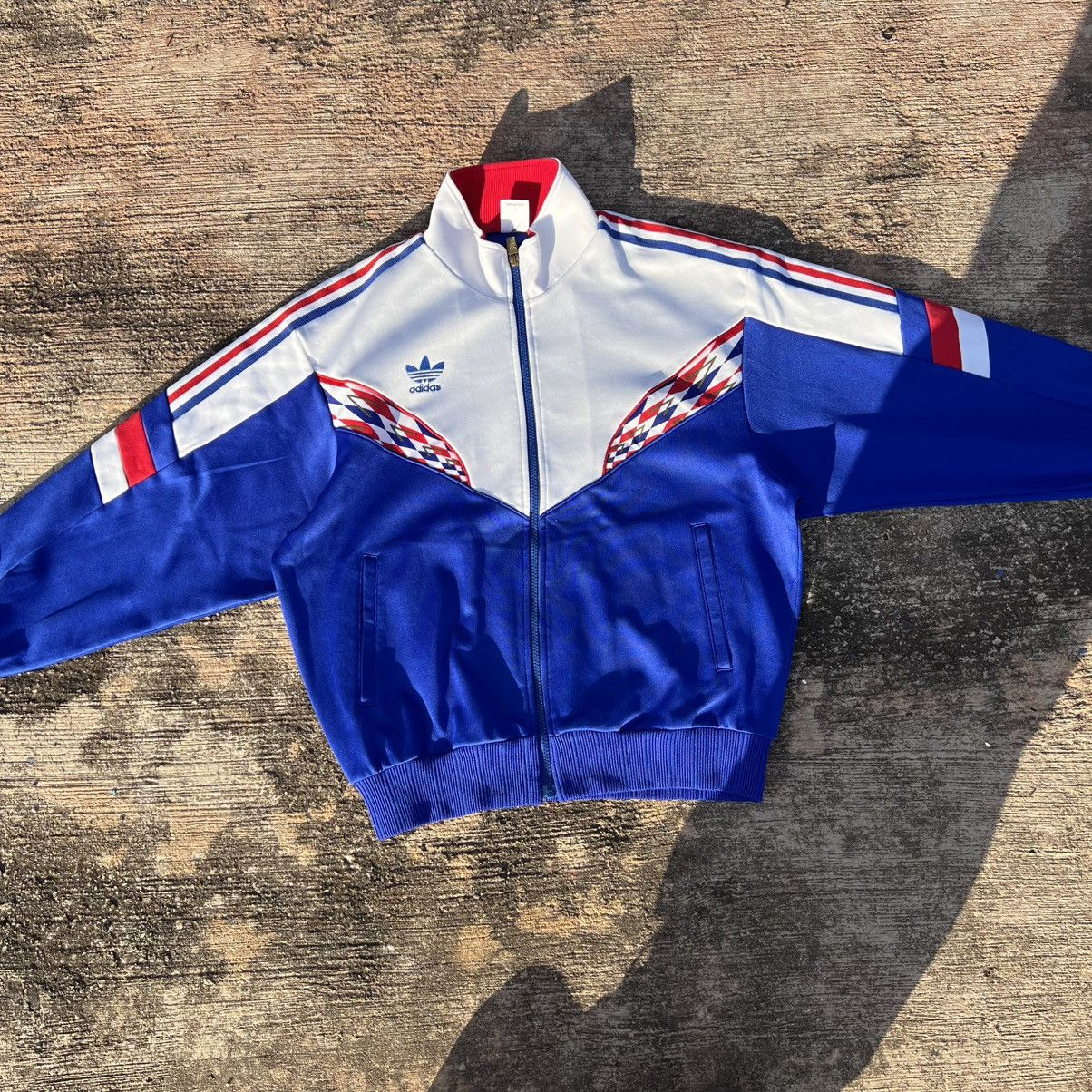 Adidas × Vintage Vintage Adidas Tracktop Vortis Tokushima Otsuka F.C Jacket Size US L / EU 52-54 / 3 - 13 Thumbnail
