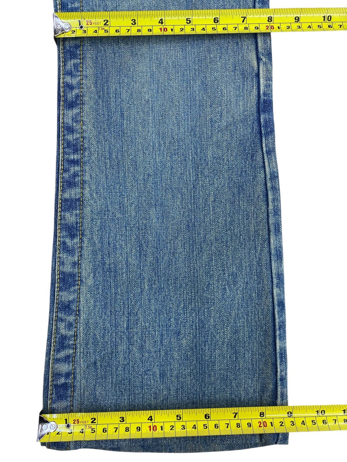 Japanese Brand Japanese Brand Acid Wash Distressed Straight Cut Leg Size US 33 - 9 Thumbnail