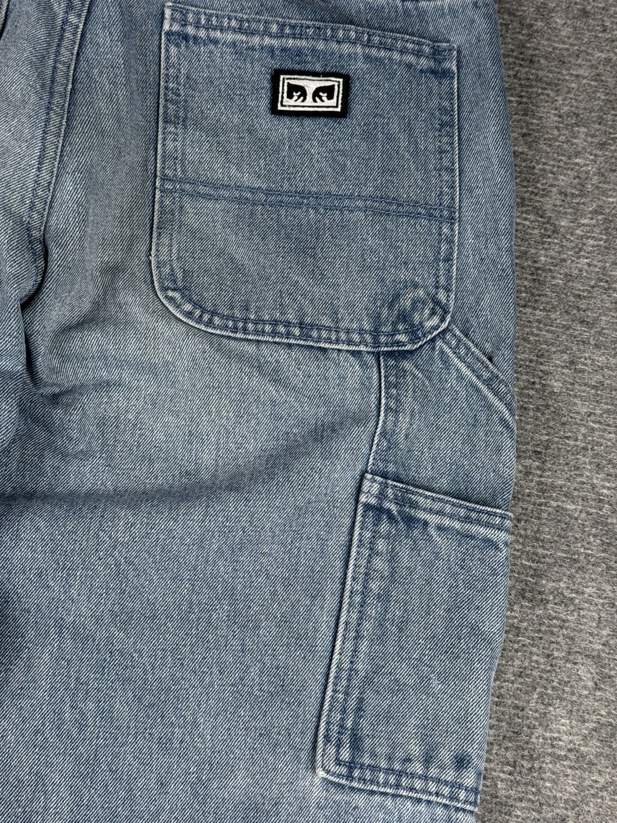 Obey Y2K obey carpenter loose baggy pants denim jeans Size US 28 / EU 44 - 4 Thumbnail