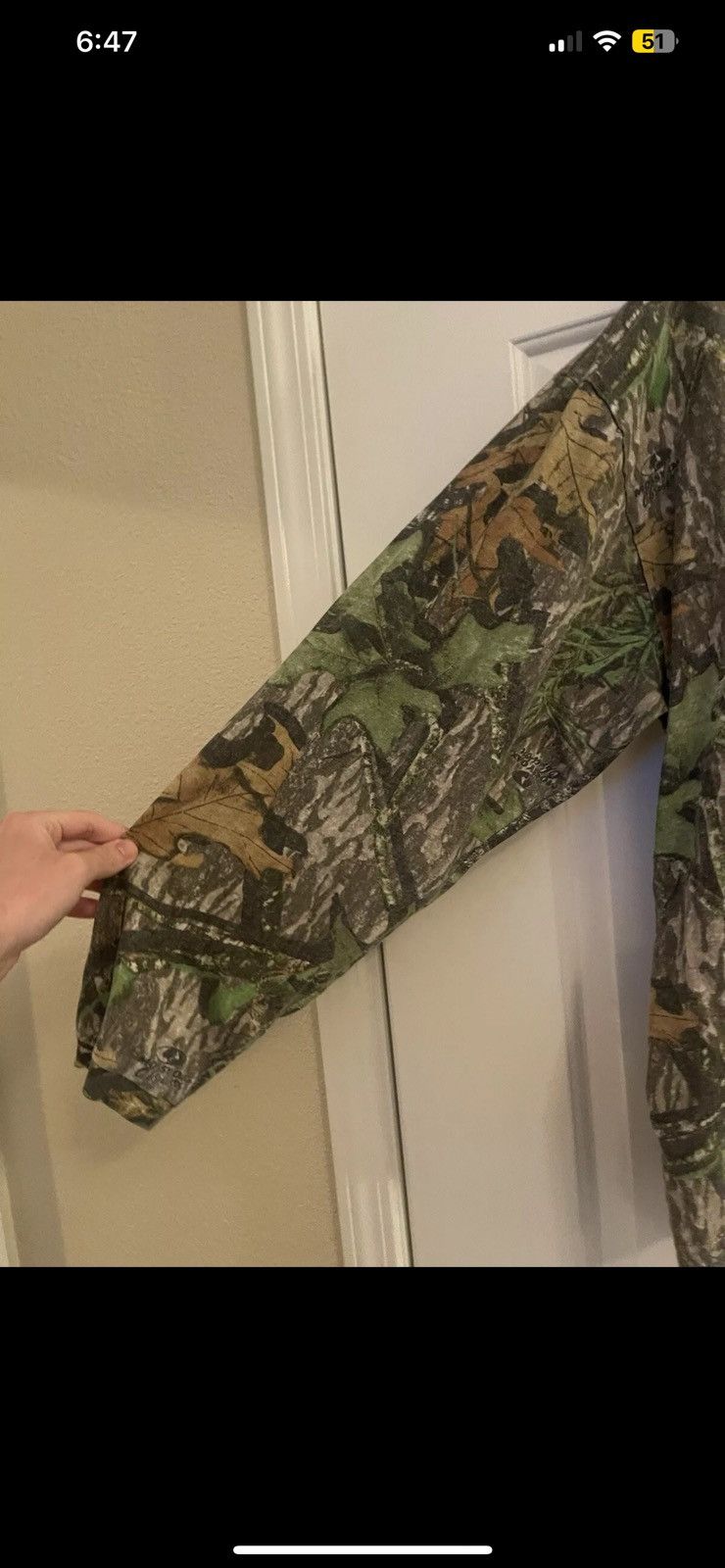 Jerzees × Vintage VTG Jerzees LARGE Mossy Oak Breakup Camo Long Sleeve Size US XL / EU 56 / 4 - 2 Thumbnail