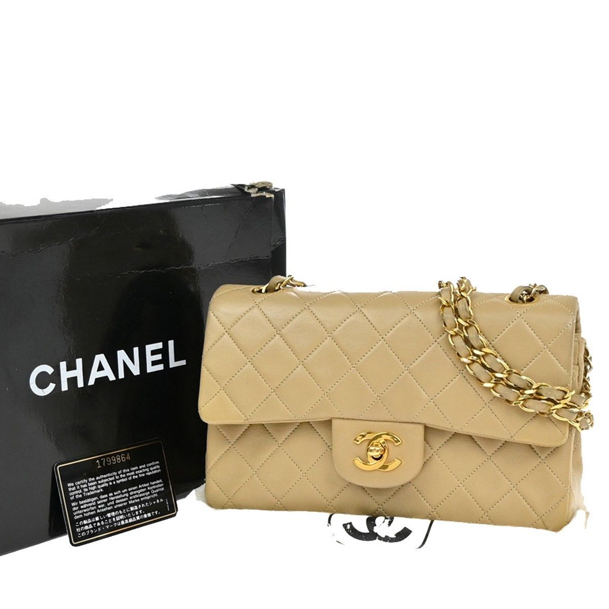 Chanel Chanel Timeless - Classic Double Flap Bag Quilted Caviar Size ONE SIZE - 1 Thumbnail