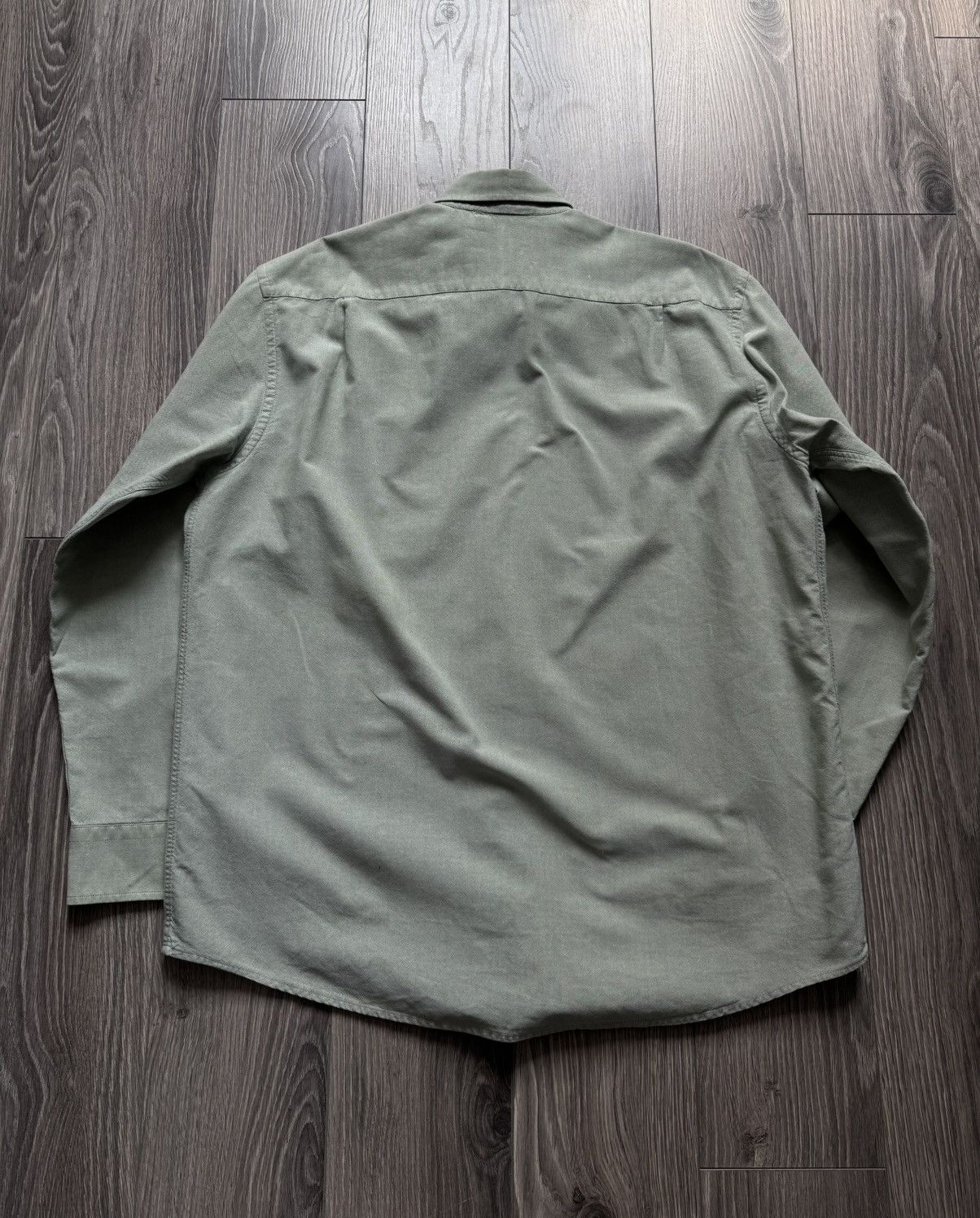 Burberry Burberry Green Logo Checkered Colar Shirt 43 Size US L / EU 52-54 / 3 - 11 Thumbnail