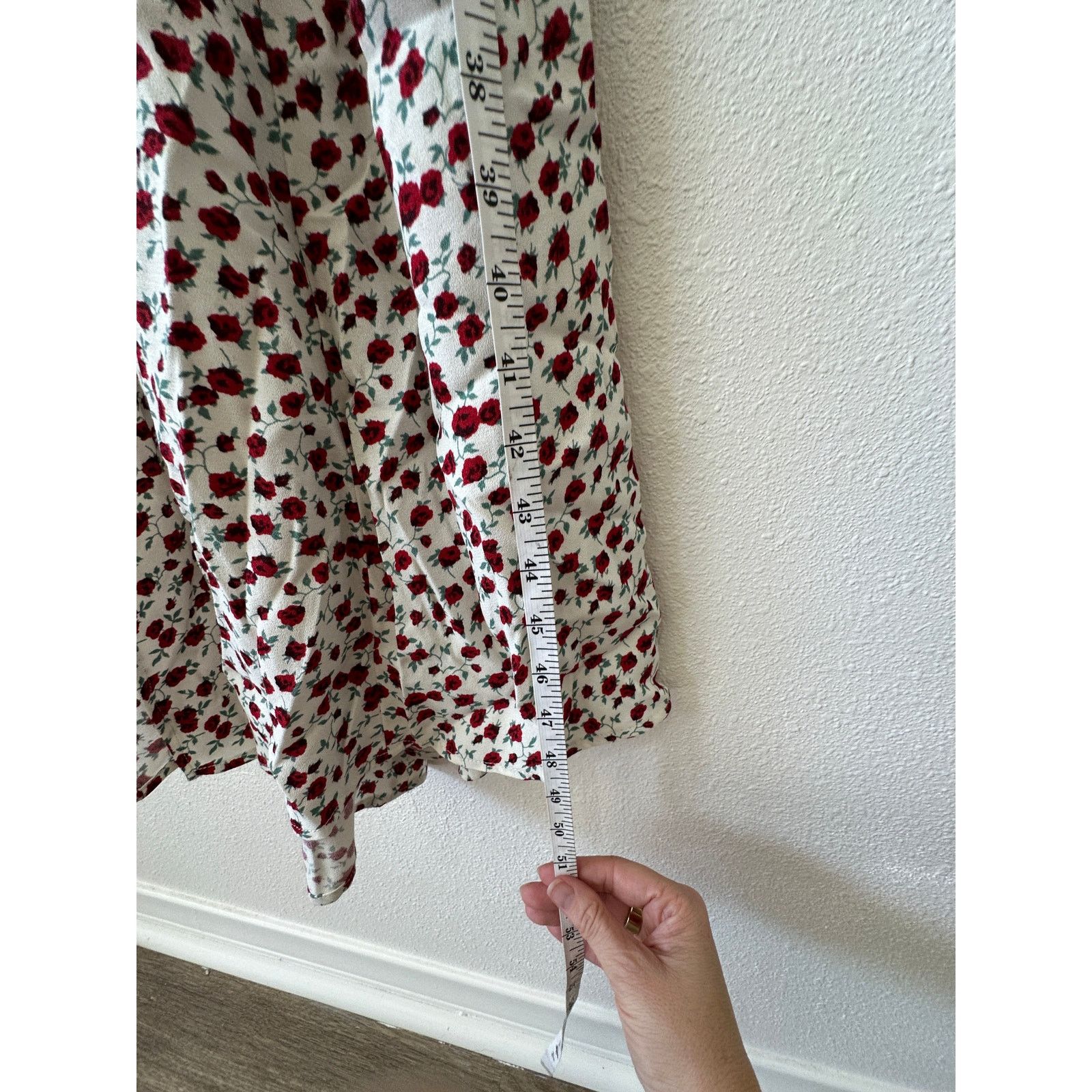 Reformation Reformation Ivory Floral Cap Sleeve Open Back Maxi Dress 0 Size XS / US 0-2 / IT 36-38 - 12 Thumbnail