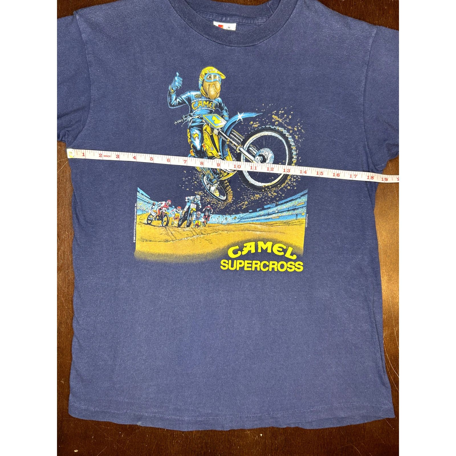 Camel VTG 1989 Camel Supercross Motocross Short Sleeve Shirt Rare Size US M / EU 48-50 / 2 - 5 Thumbnail