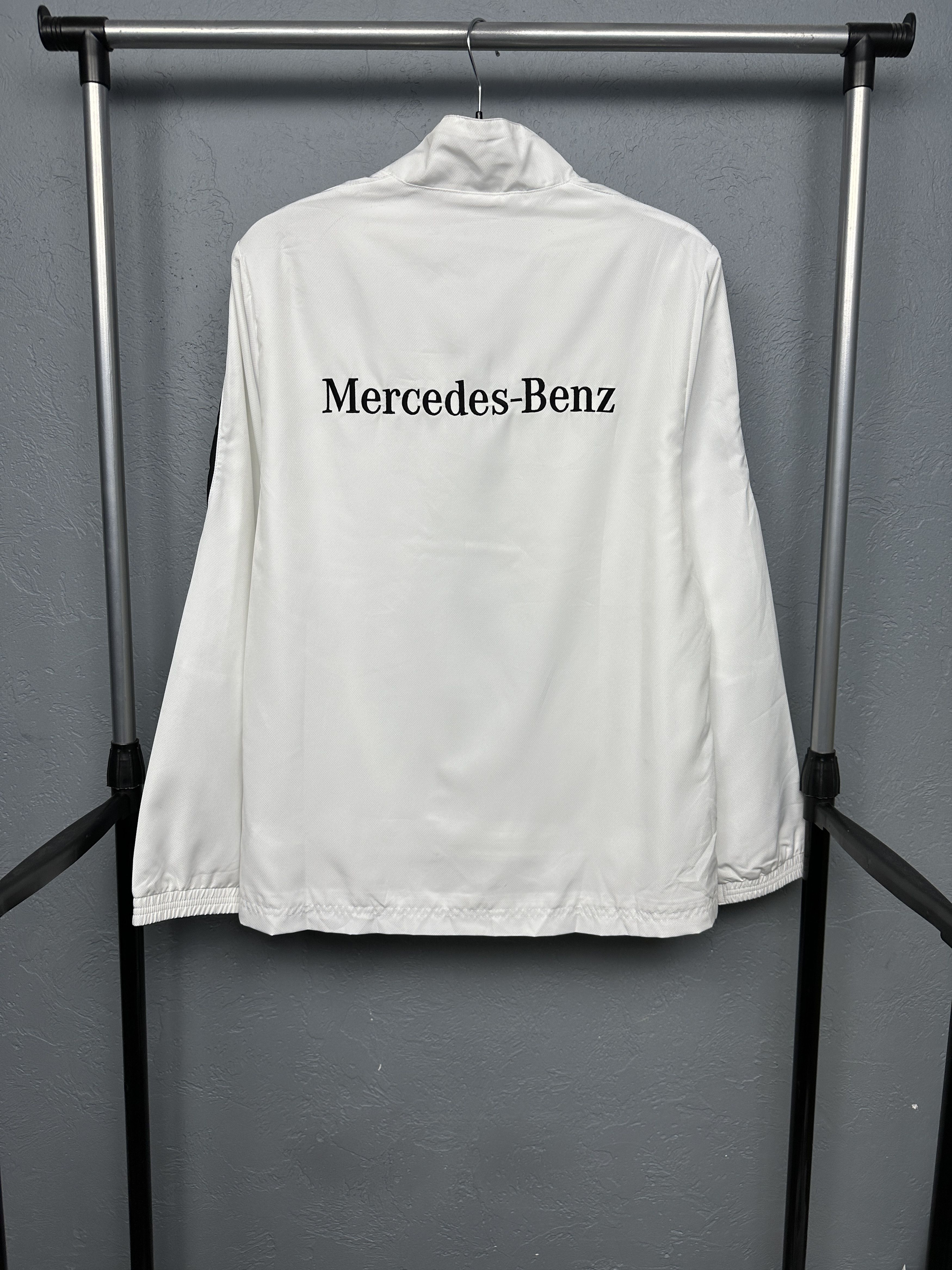 Mercedes-Benz Mercedes-Benz Mens Windbreaker Track Top Jacket Size US L / EU 52-54 / 3 - 8 Thumbnail