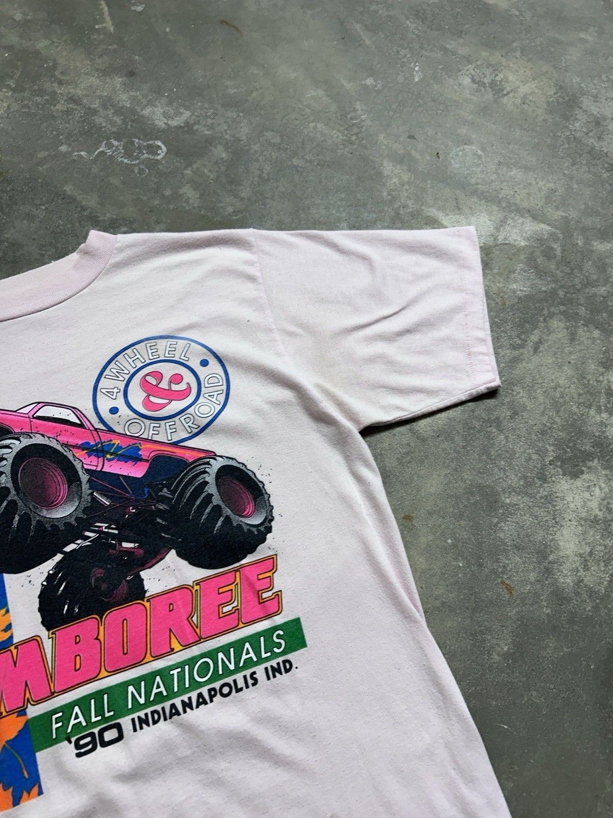 Vintage Vintage 90’s Monster Truck Jamboree Racing T-Shirt Size US L / EU 52-54 / 3 - 3 Thumbnail