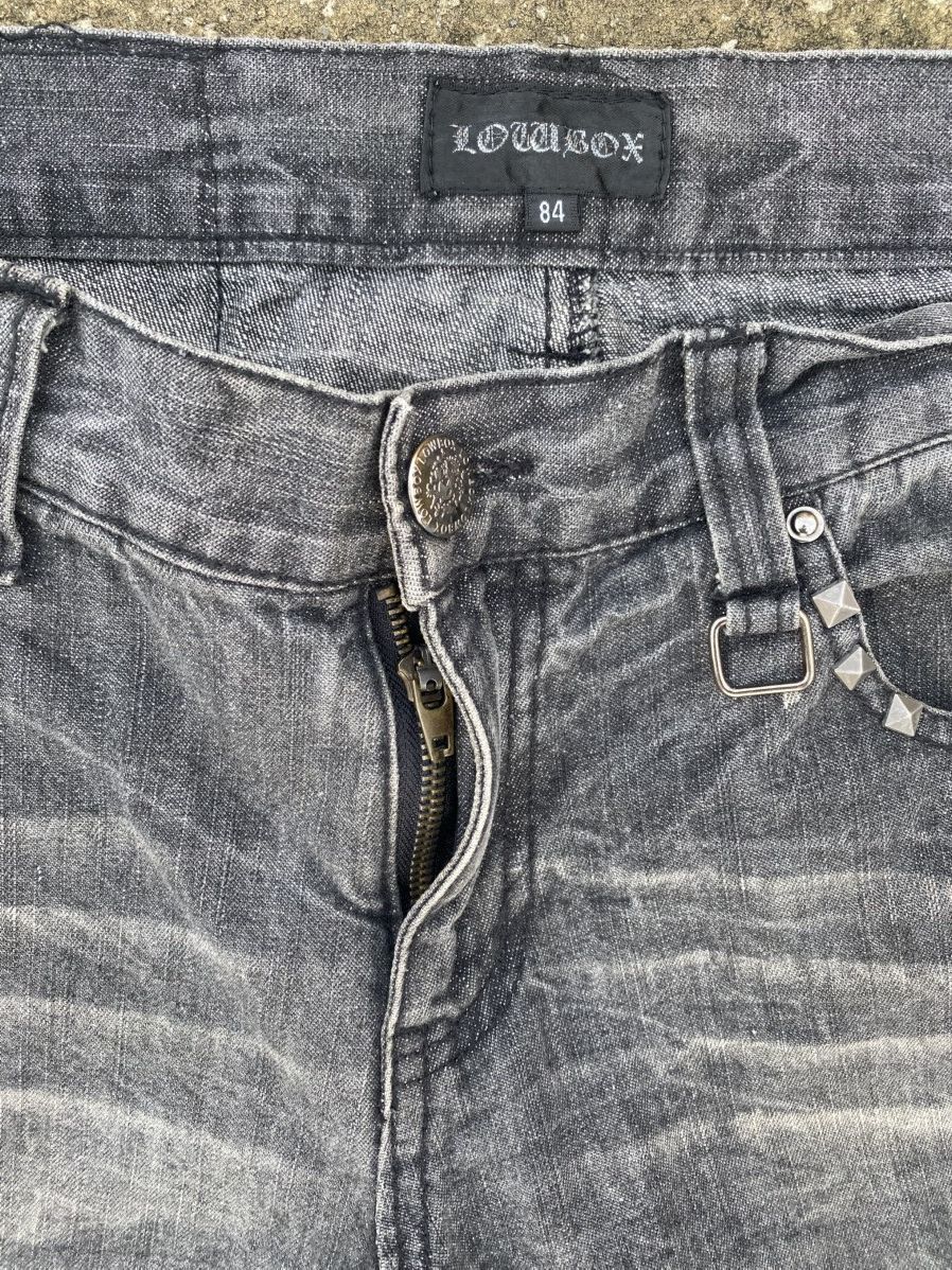 LOWBOX LOWBOX Washed Black Bootcut Jeans Size US 32 / EU 48 - 8 Thumbnail