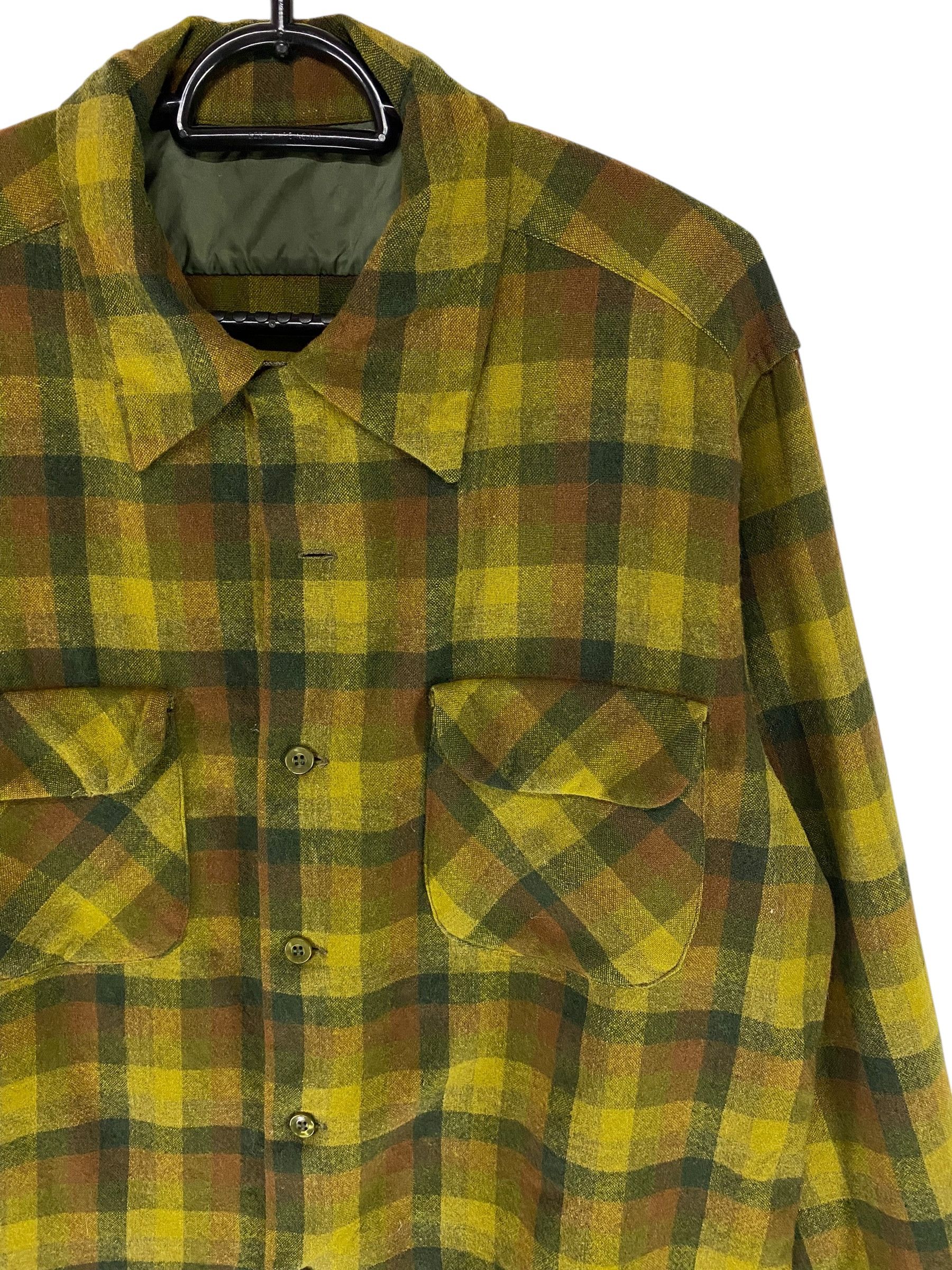 Pendleton 60s Pendleton shadow plaid double flap pocket wool shirt Size US L / EU 52-54 / 3 - 3 Thumbnail