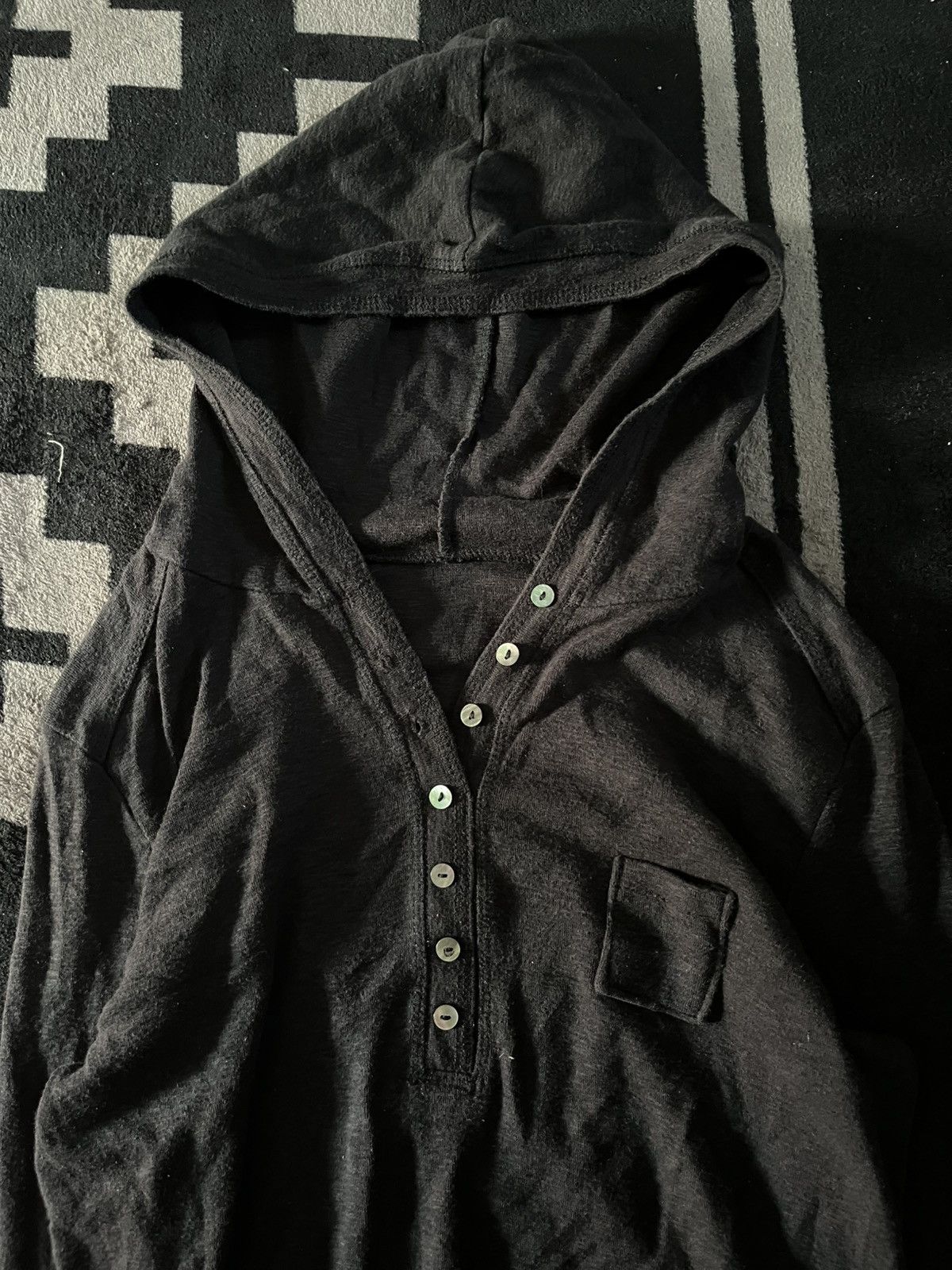 Le Grande Bleu (L.G.B.) Japanese lime black vkei hoodie Size US S / EU 44-46 / 1 - 2 Thumbnail
