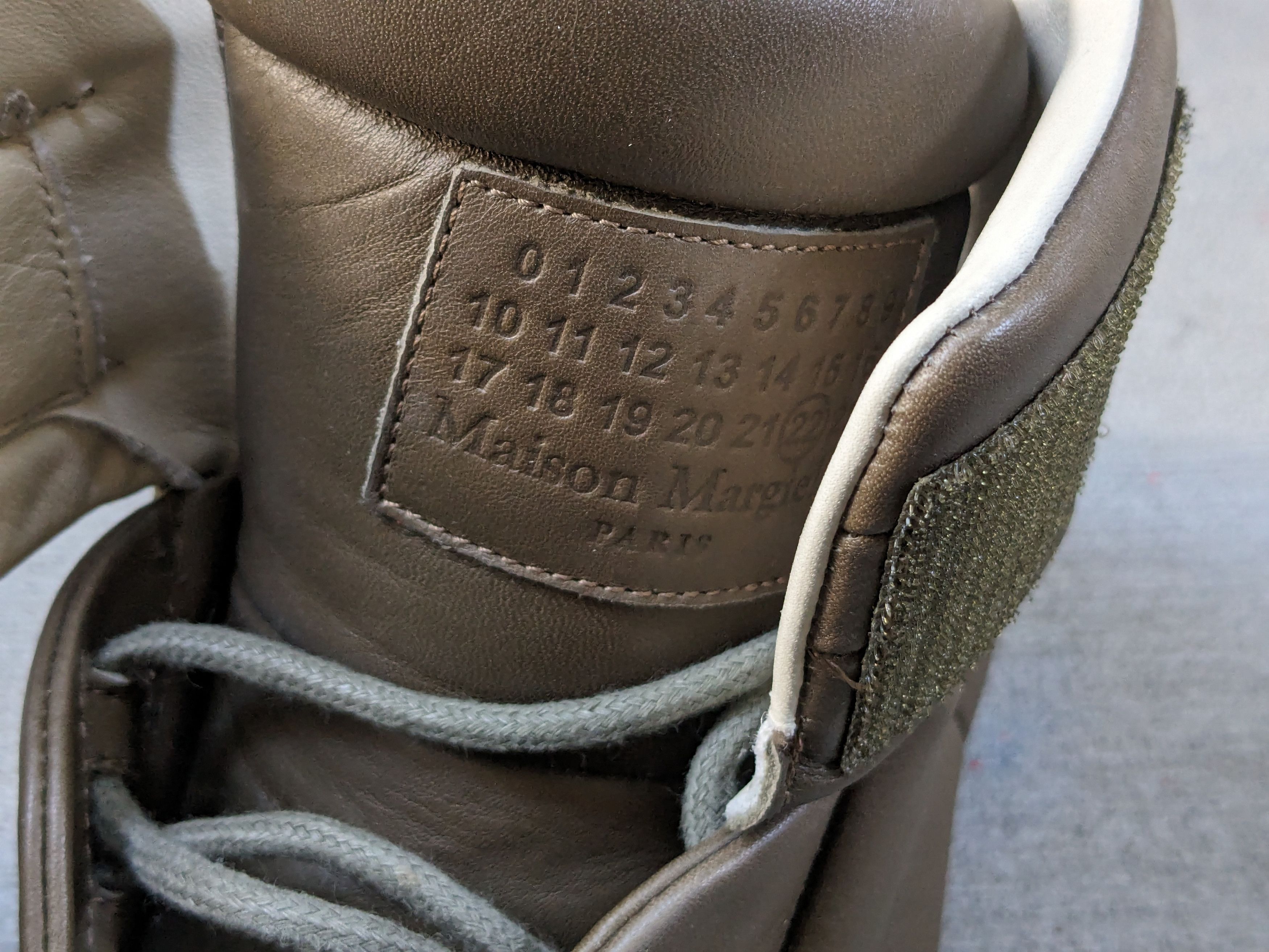 Maison Margiela Maison Margiela Future 9 Olive Green Leather High Tops Size US 9 / EU 42 - 7 Thumbnail