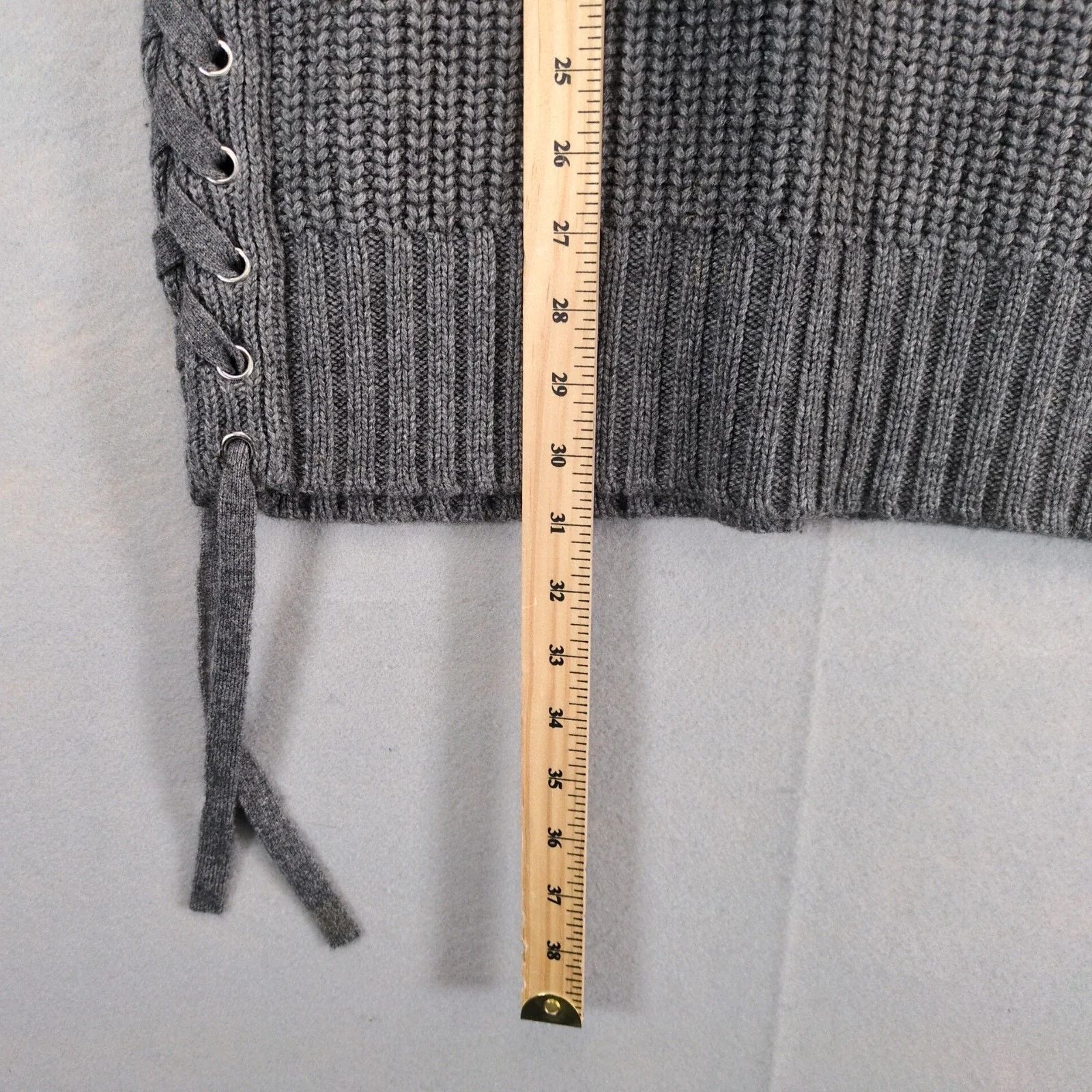 Autumn Cashmere Autumn Cashmere Wool Blend Gray Knit Sweater Dress Sz M Size M / US 6-8 / IT 42-44 - 8 Thumbnail