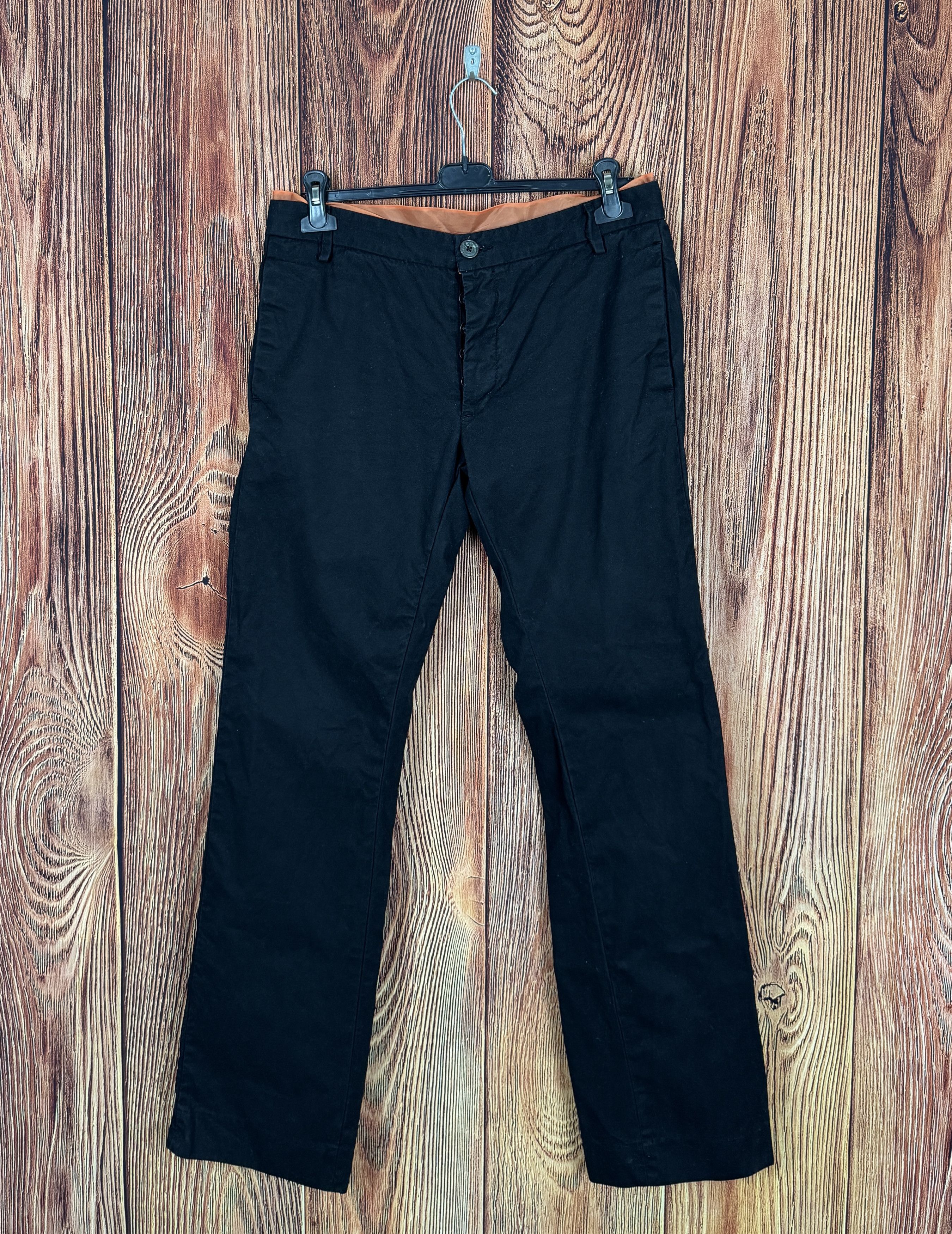 Acne Studios ACNE Guy Black Chino Casual Pant W33 L32 Size US 33 - 1 Thumbnail