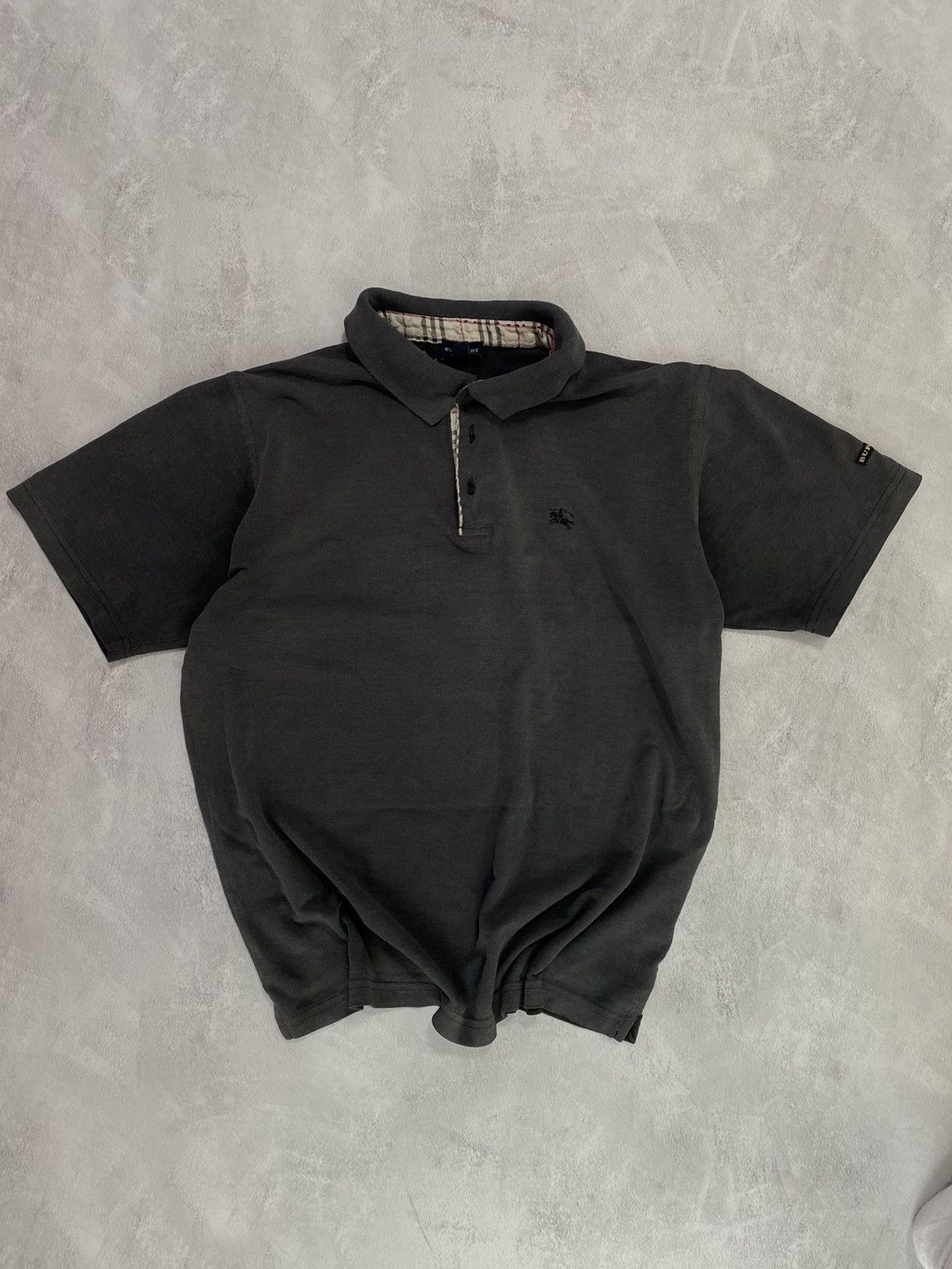 Burberry 🐎 Vintage Polo Burberry Golf Shirt Size US L / EU 52-54 / 3 - 1 Thumbnail