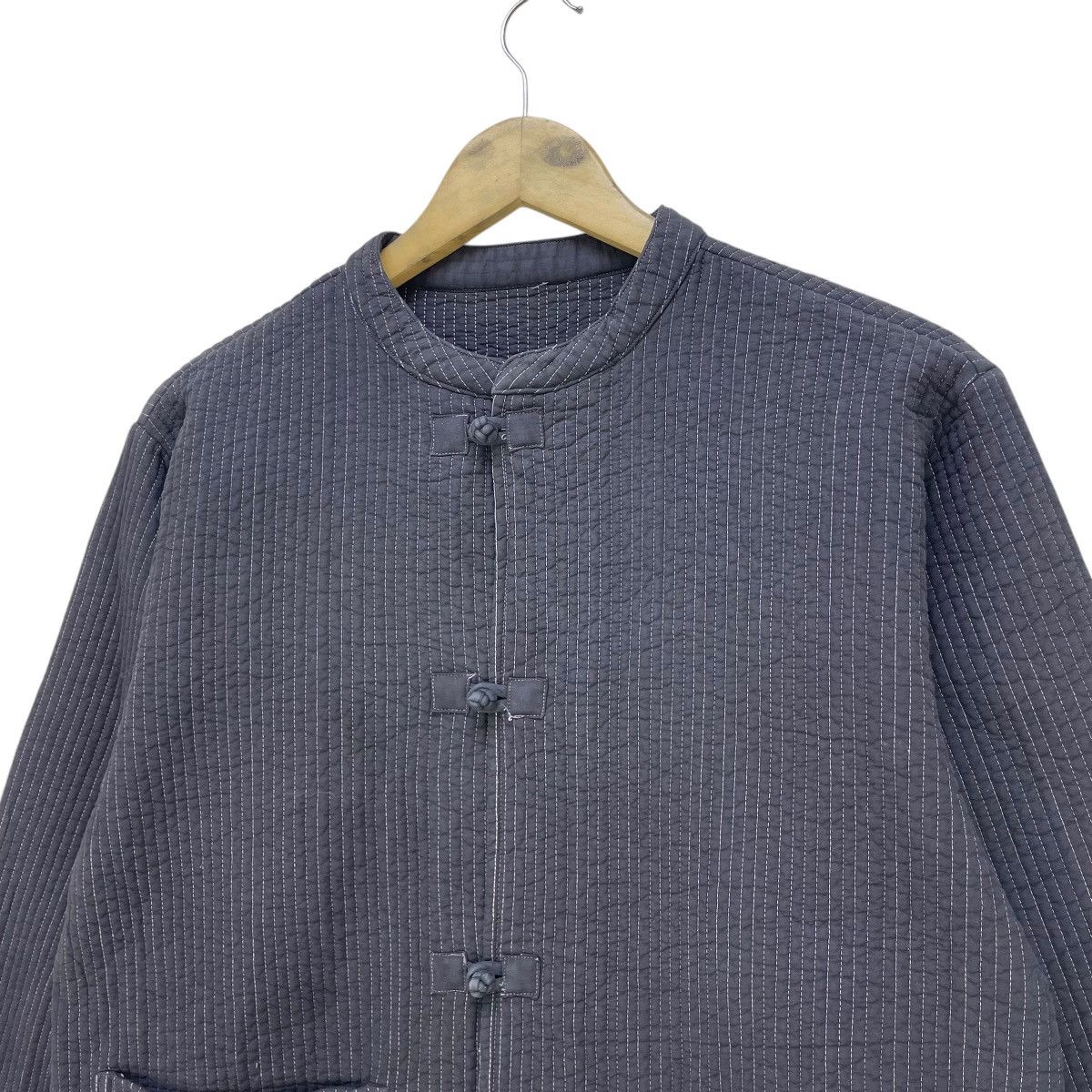 Japanese Brand × Vintage Japanese Brand Chinese Button Quilted Jacket Size M / US 6-8 / IT 42-44 - 3 Thumbnail