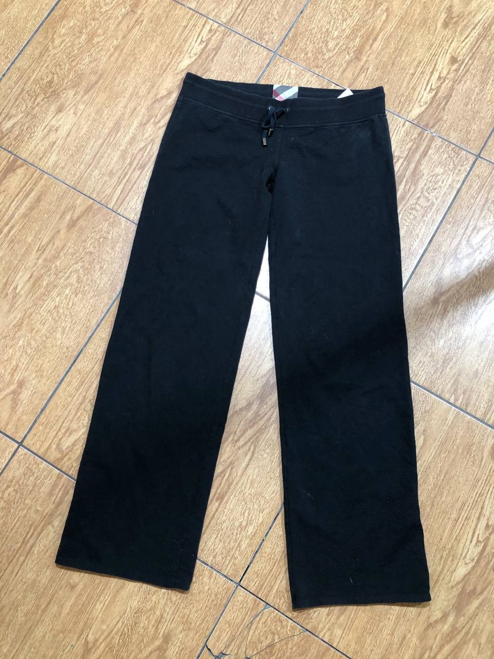 Burberry Burberry Sport Black Wide Leg Sweatpants Size 26" / US 2 / IT 38 - 15 Thumbnail